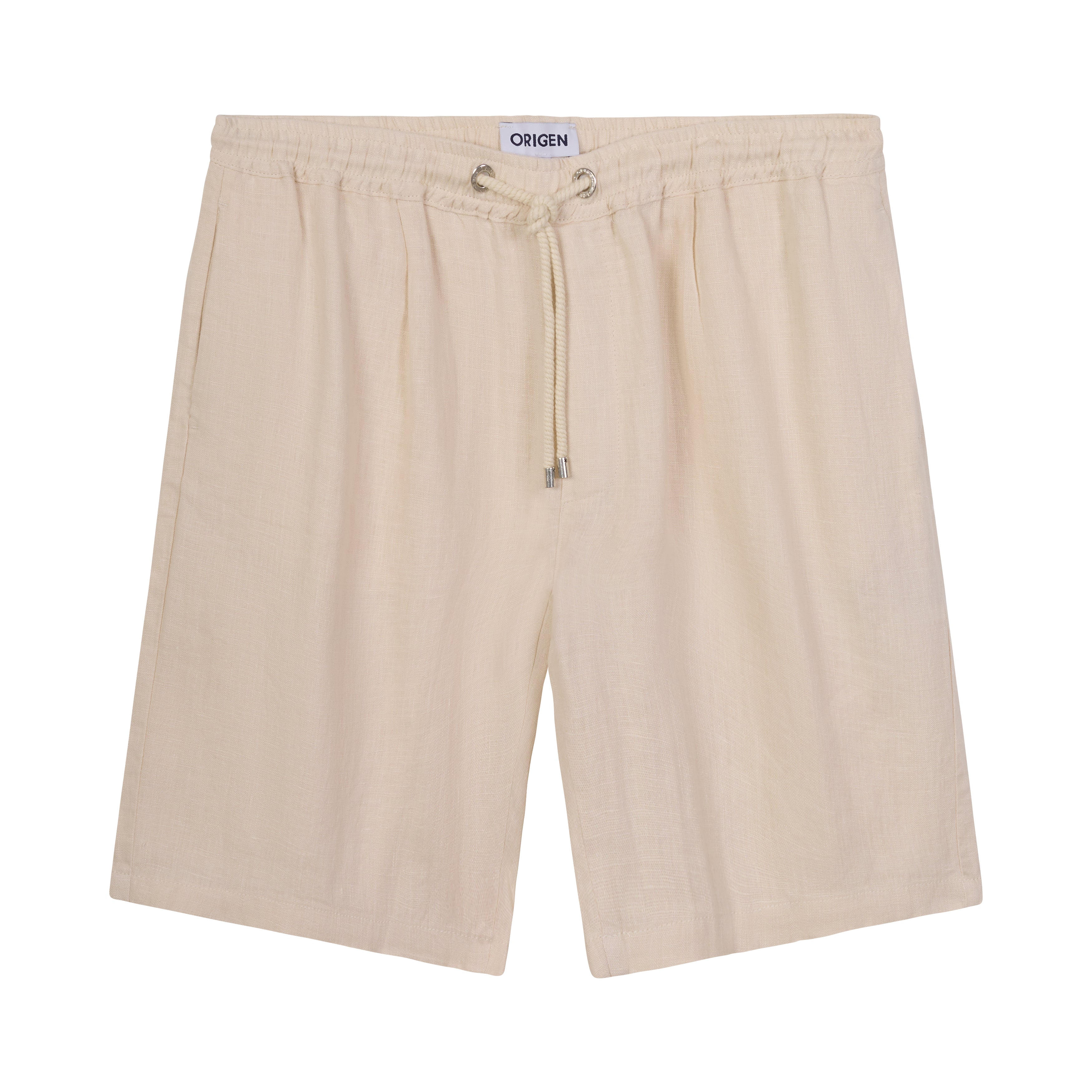 short linen lysis beige