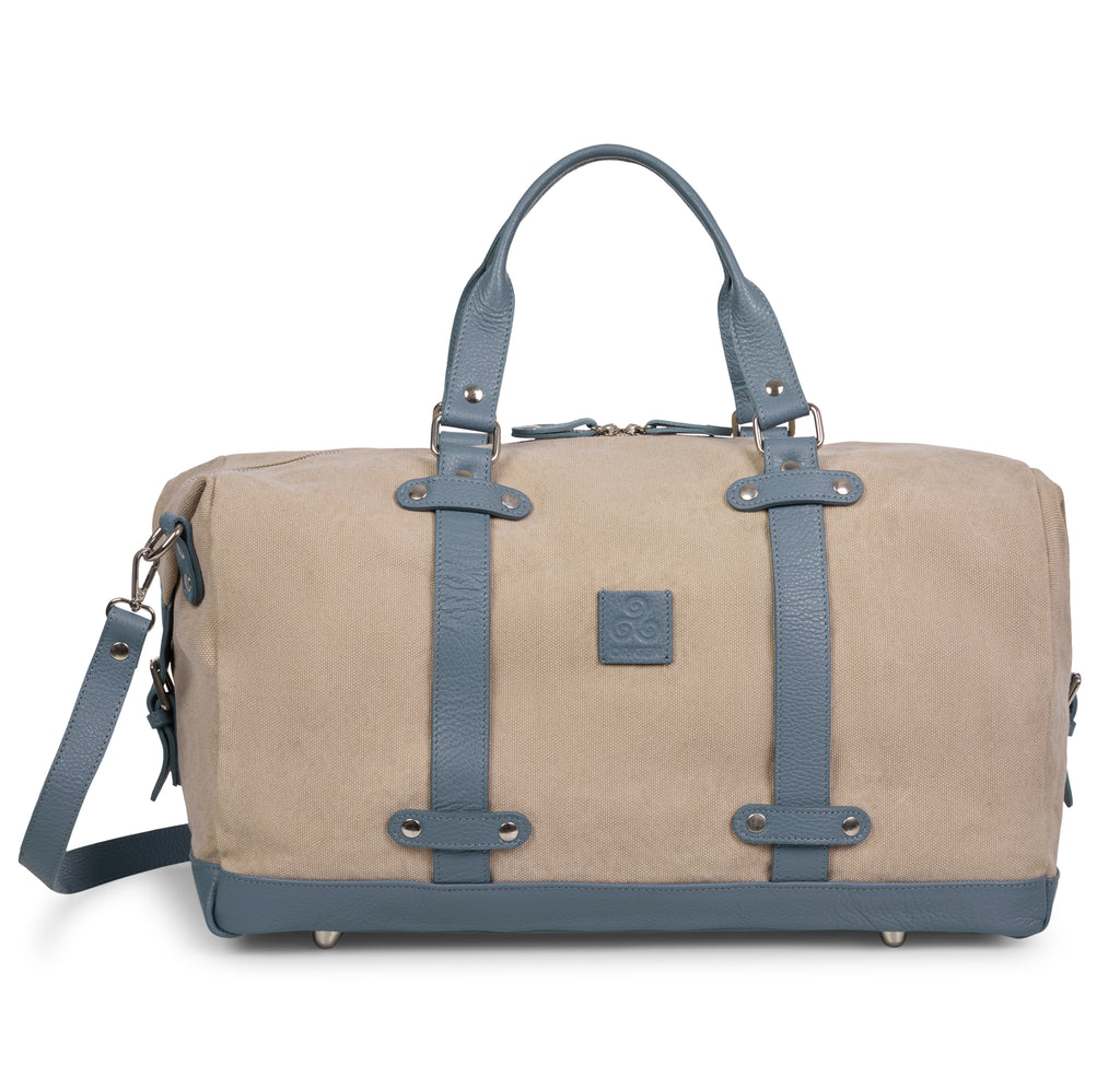 BAG TRAVEL CANVAS SKY BLUE