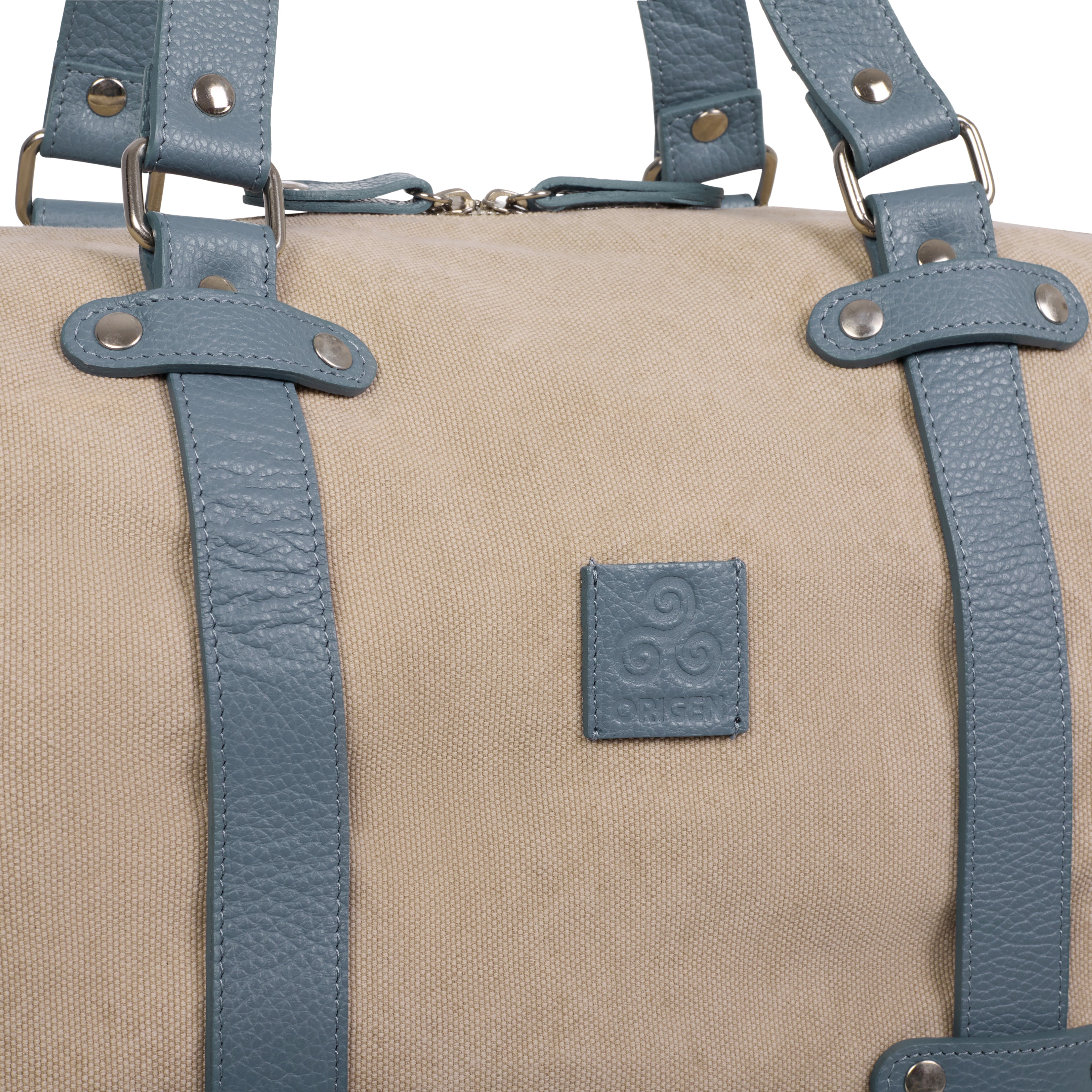 BAG TRAVEL CANVAS SKY BLUE