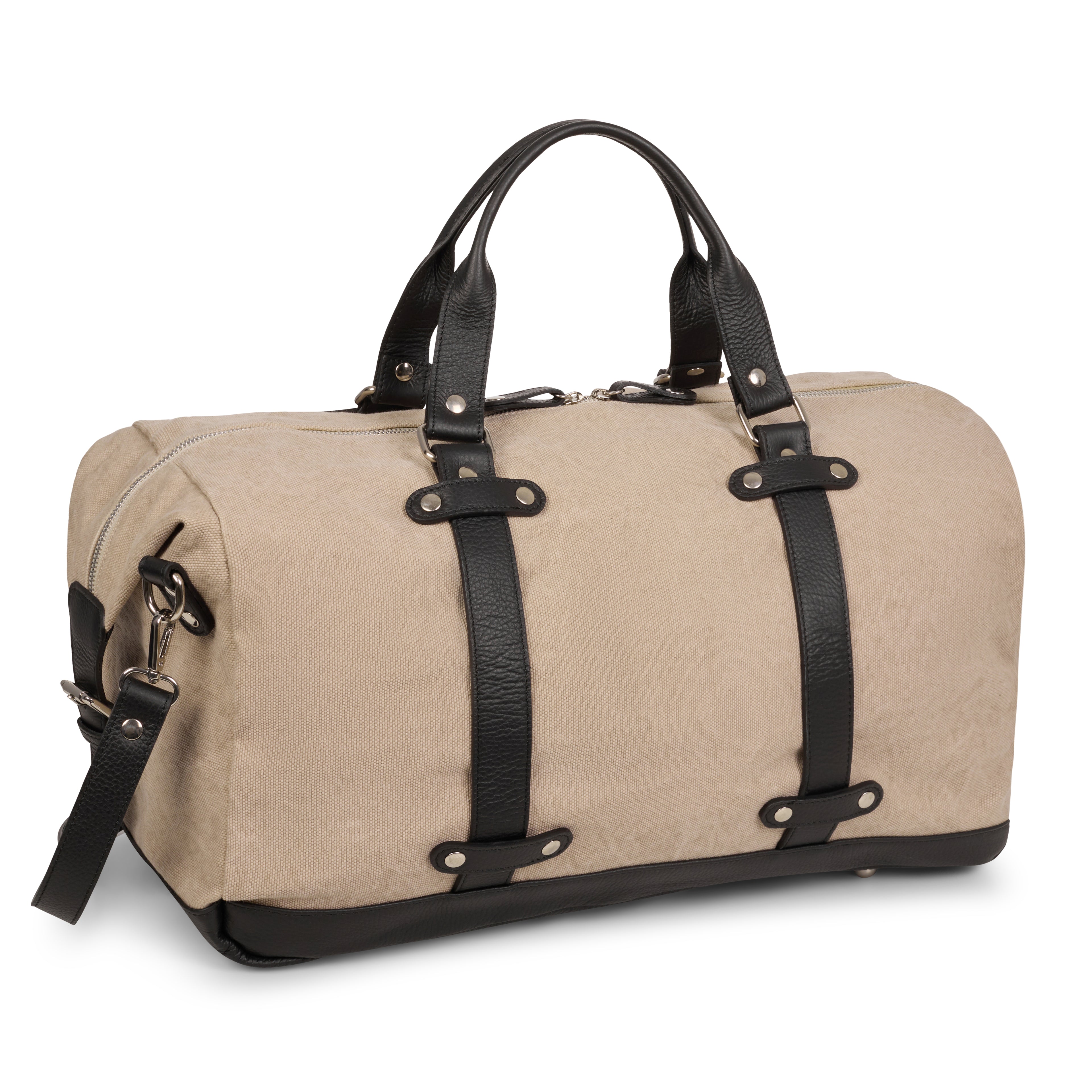BAG TRAVEL CANVAS BLACK – Origen Man