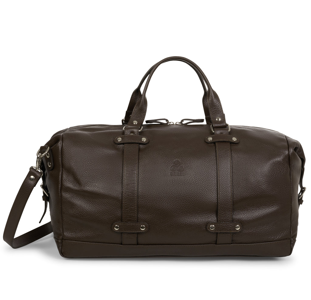 BAG TRAVEL DOLLARO LEATHER BROWN