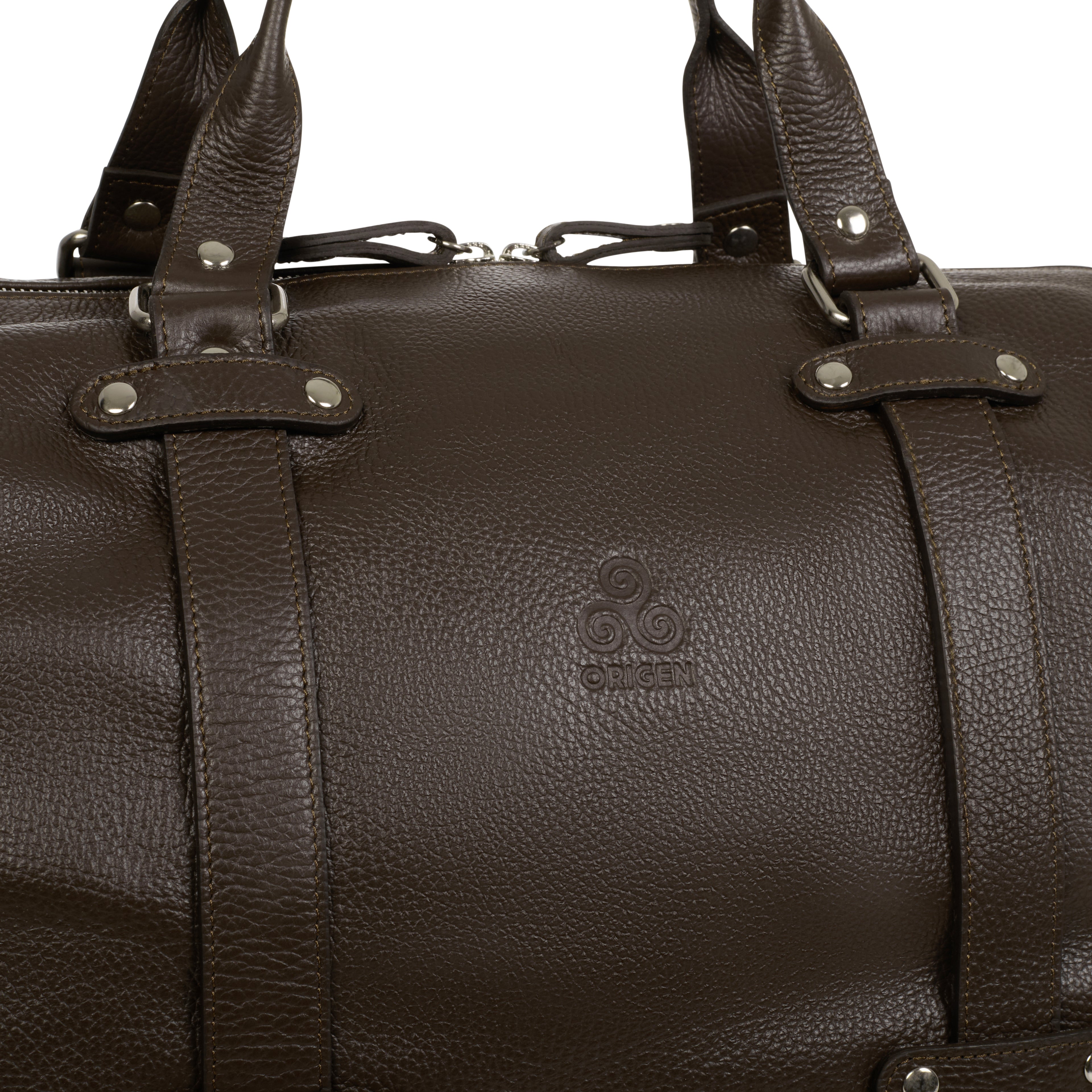 BAG TRAVEL DOLLARO LEATHER BROWN