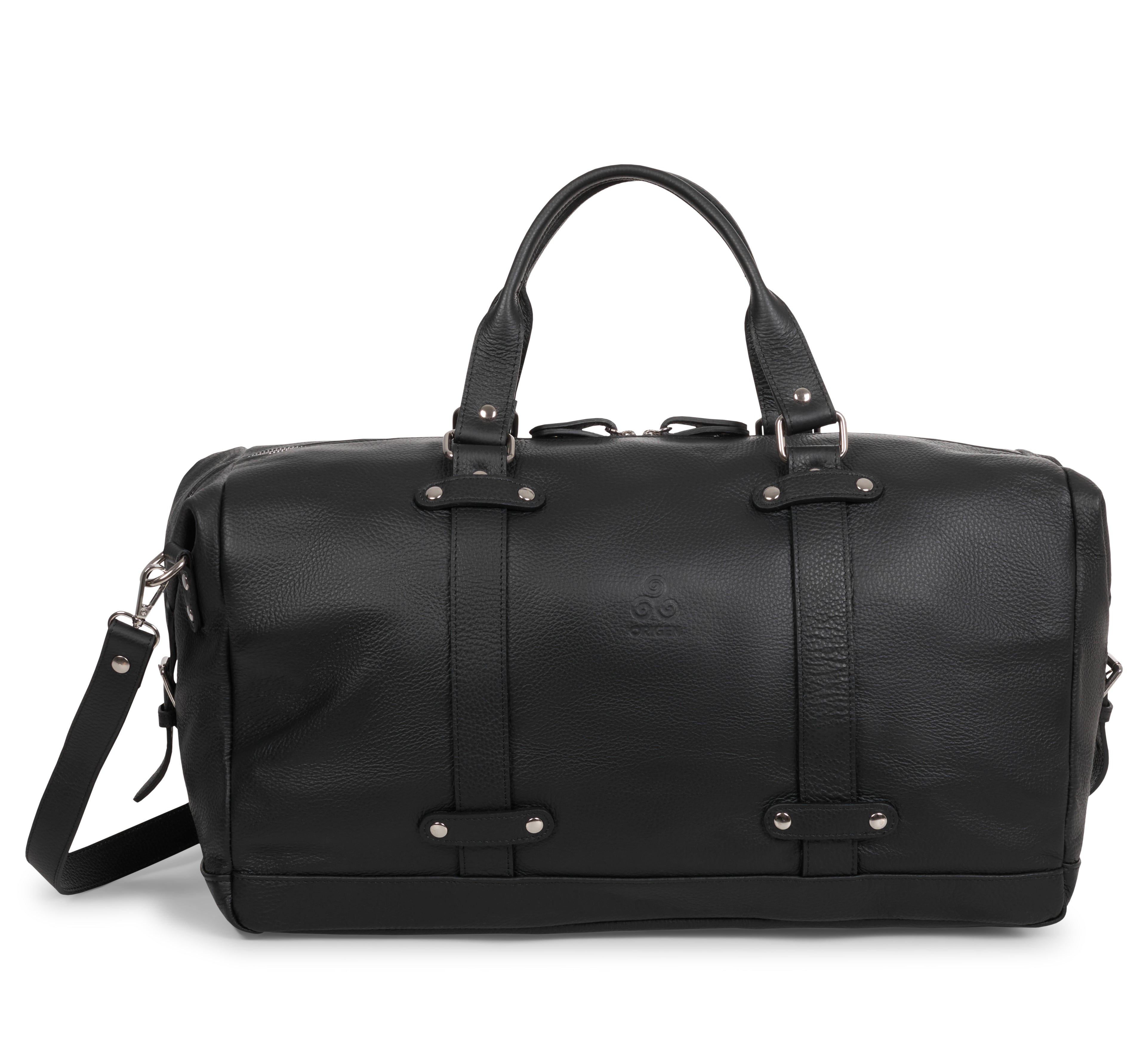BAG TRAVEL DOLLARO LEATHER BLACK