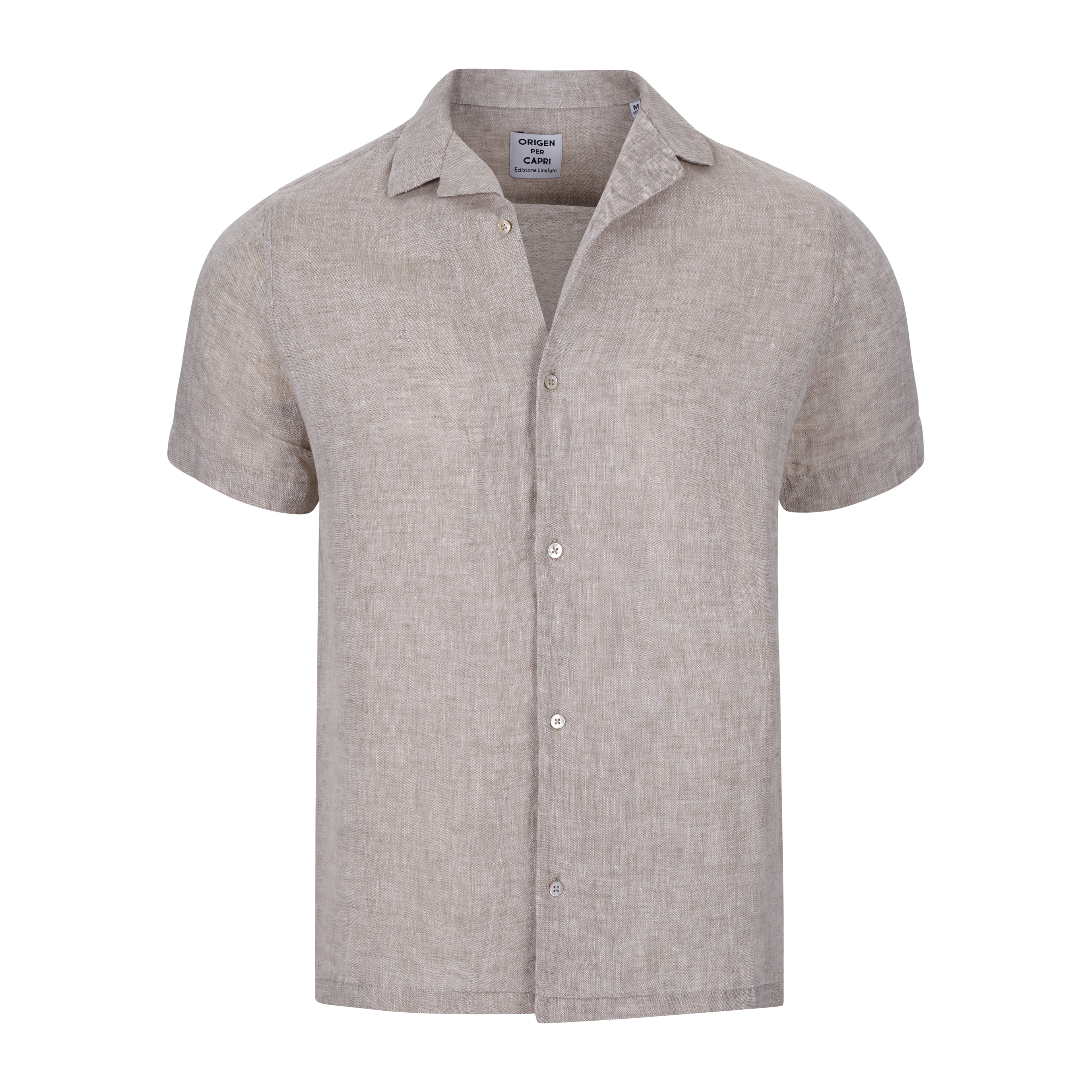 CAMICIA CAPRI M.CORTA LIMITED EDITION BEIGE