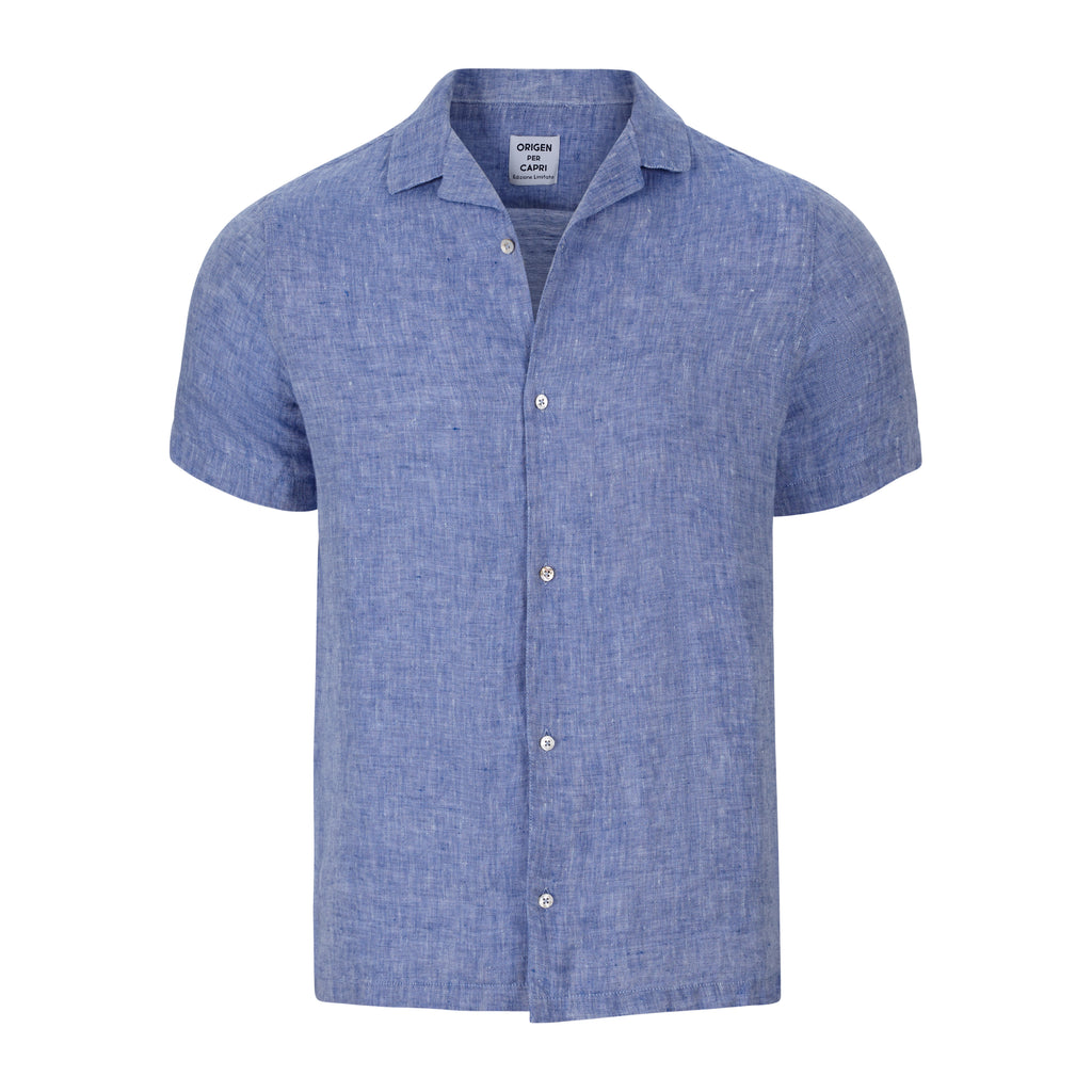 CAMICIA CAPRI M.CORTA LIMITED EDITION BLU
