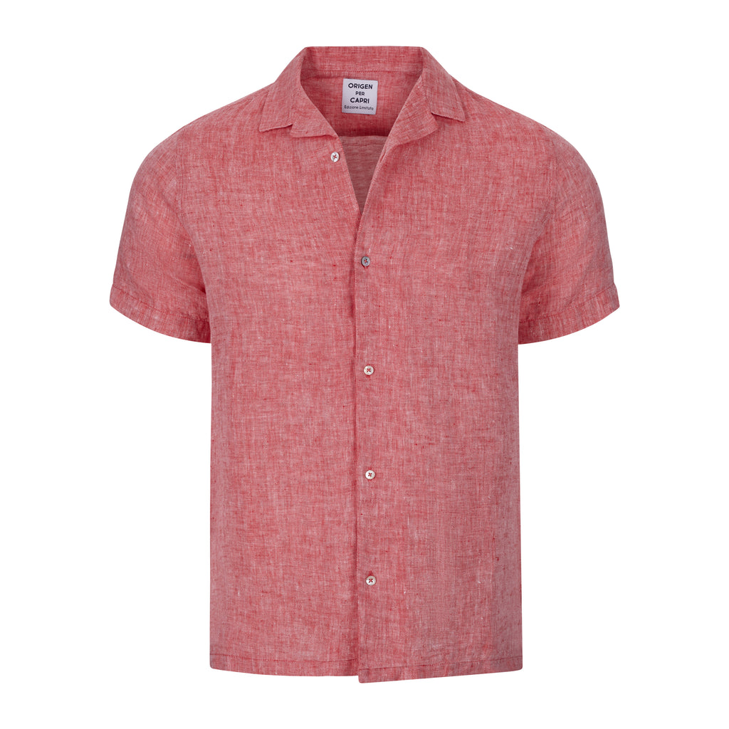 CAMICIA CAPRI M.CORTA LIMITED EDITION ROSSO