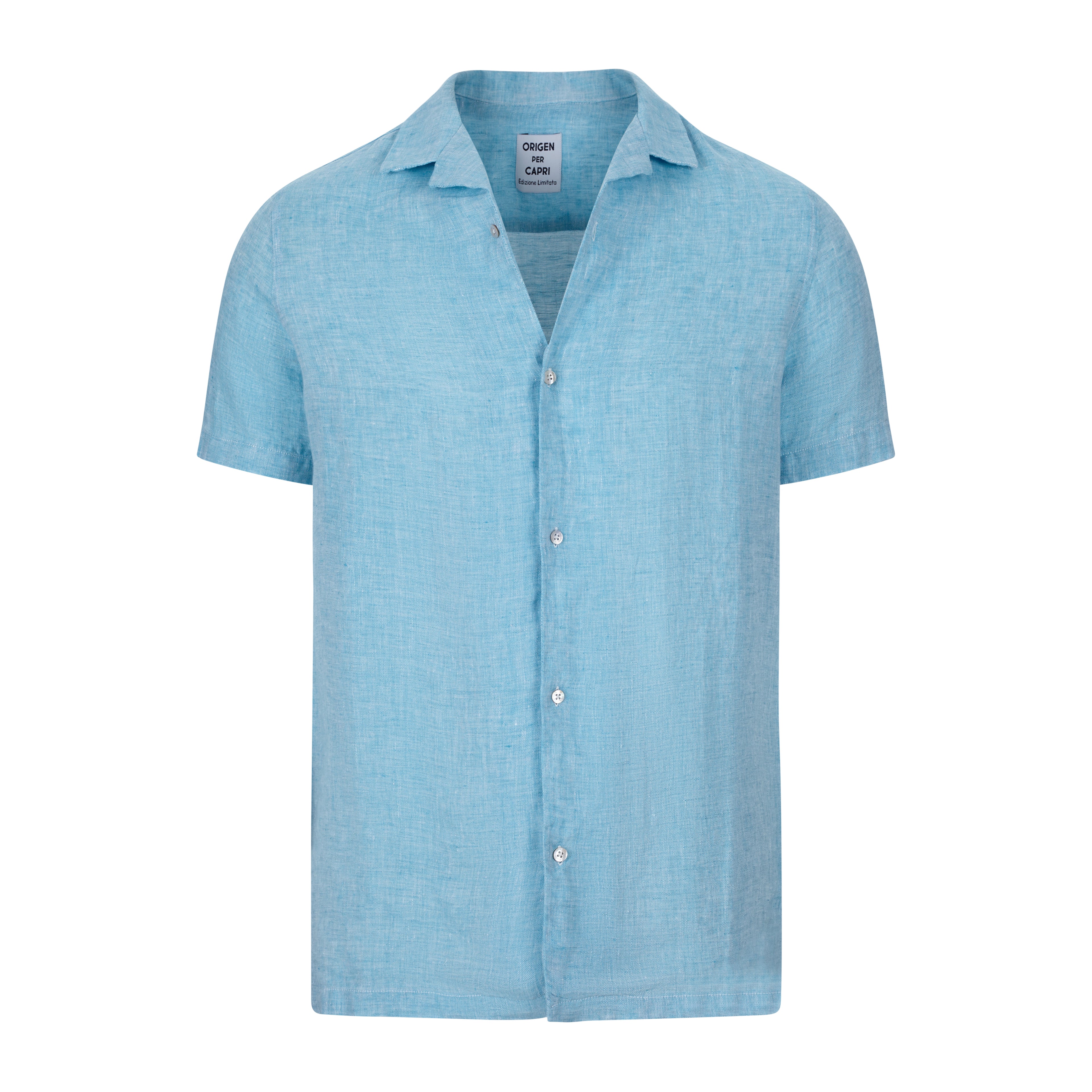CAMICIA CAPRI M.CORTA LIMITED EDITION TURCHESE