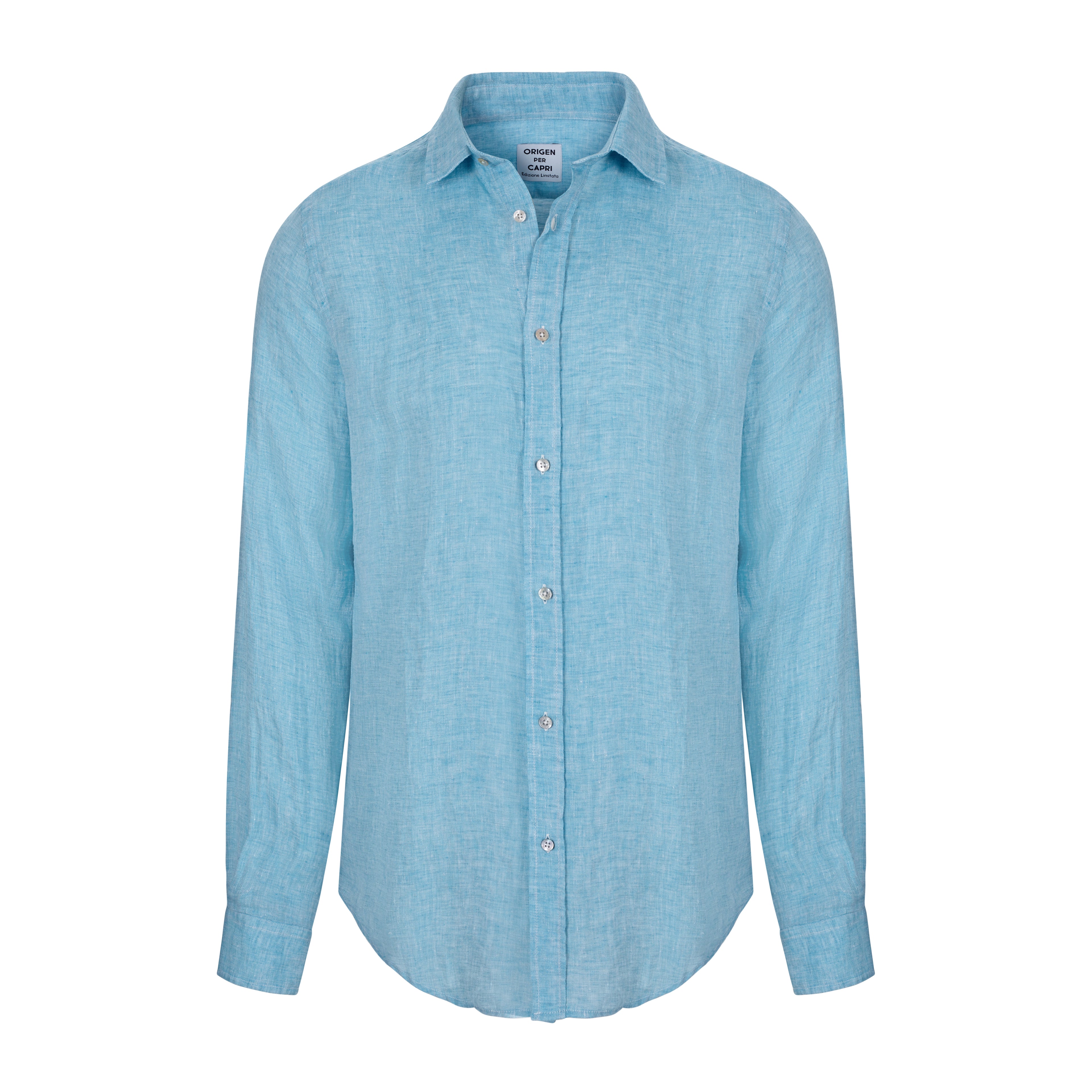 CAMICIA CAPRI MANICA LUNGA EDIZIONE LIM. TURCHESE