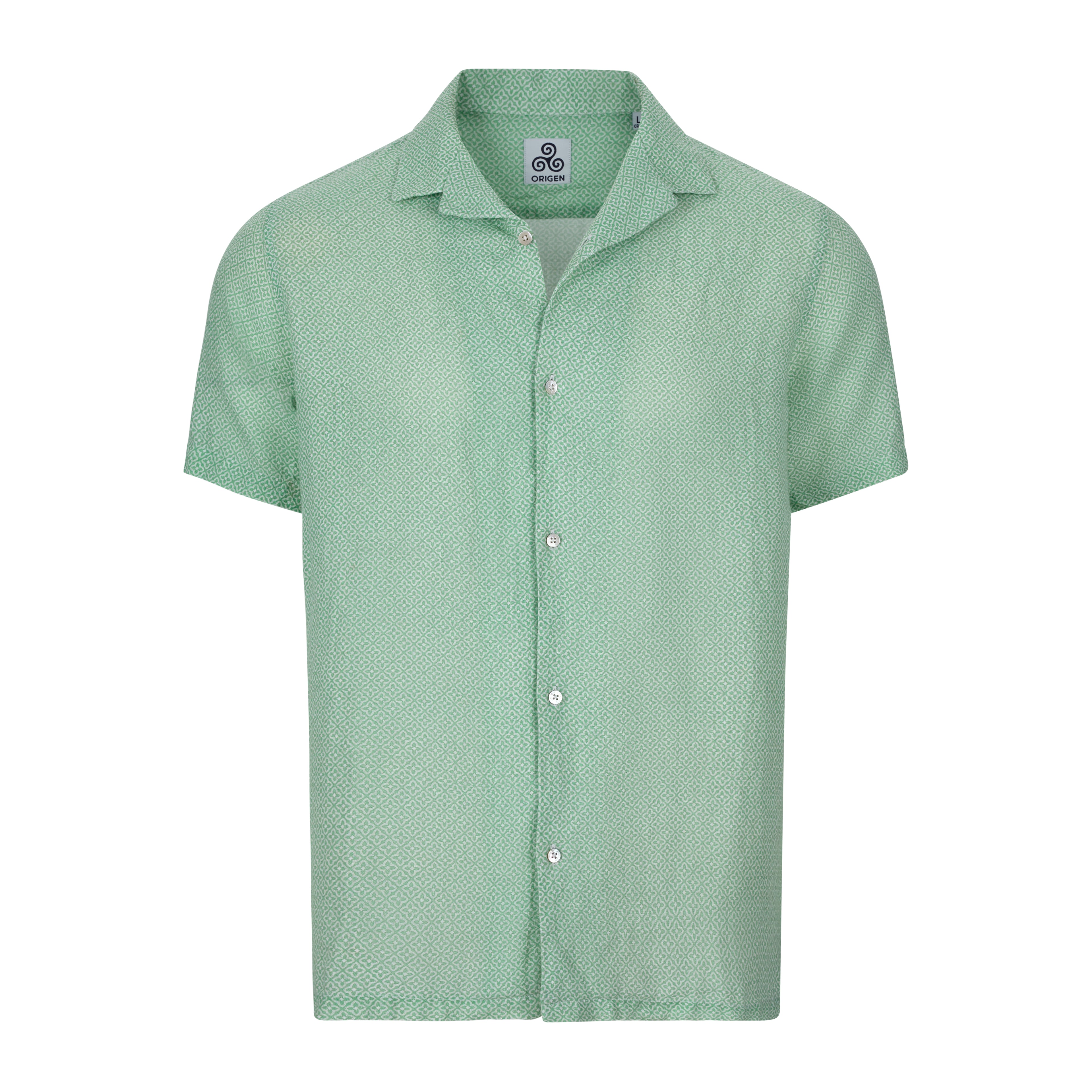 CAMICIA FURORE M.CORTA VERDE