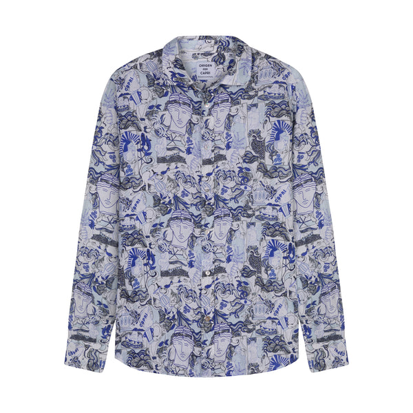 Camisa Impero Capri M. Lung Ediz