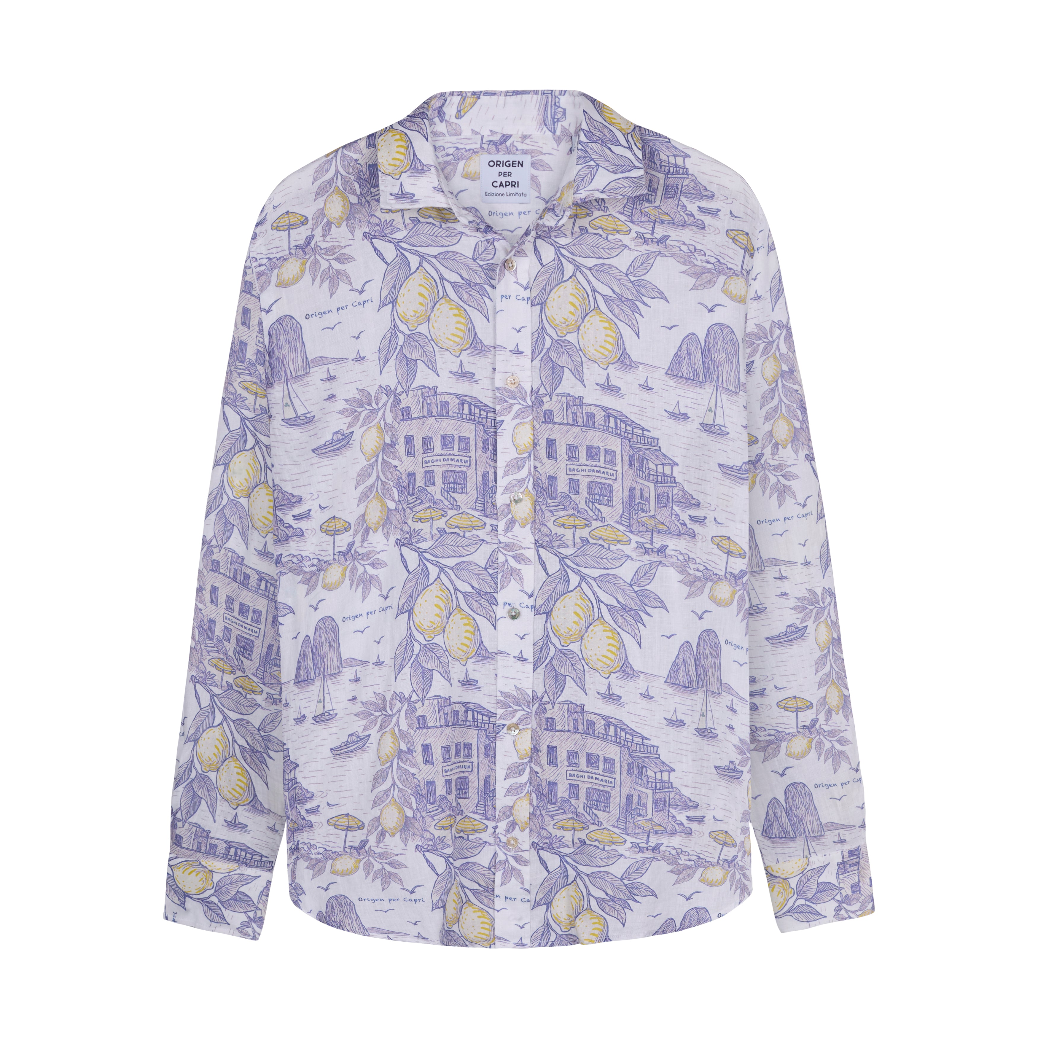 CAMICIA MARINA PICCOLA CAPRI M. LUNG EDIZ