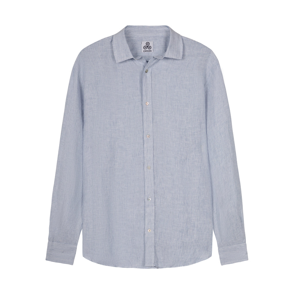 CAMICIA MILLERIGHE CELESTE