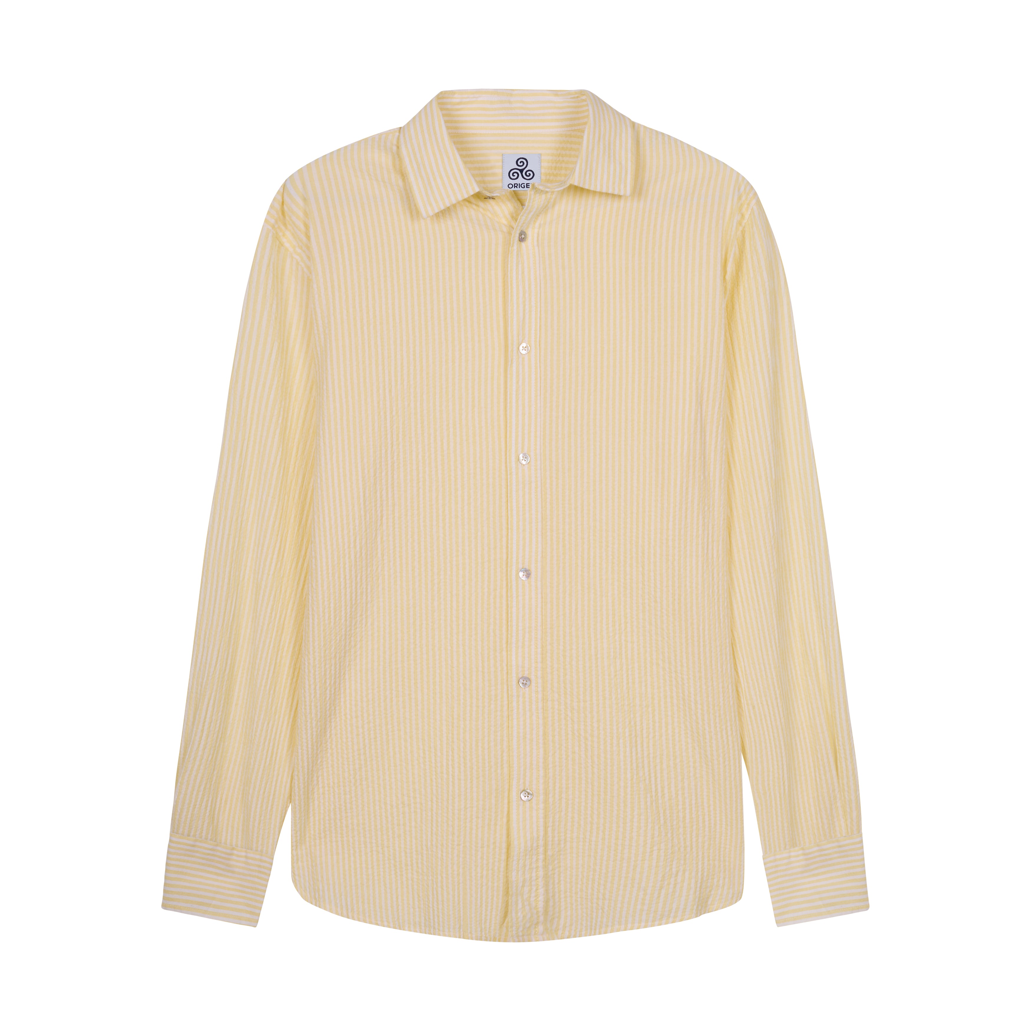 CAMICIA paolo riga giallo