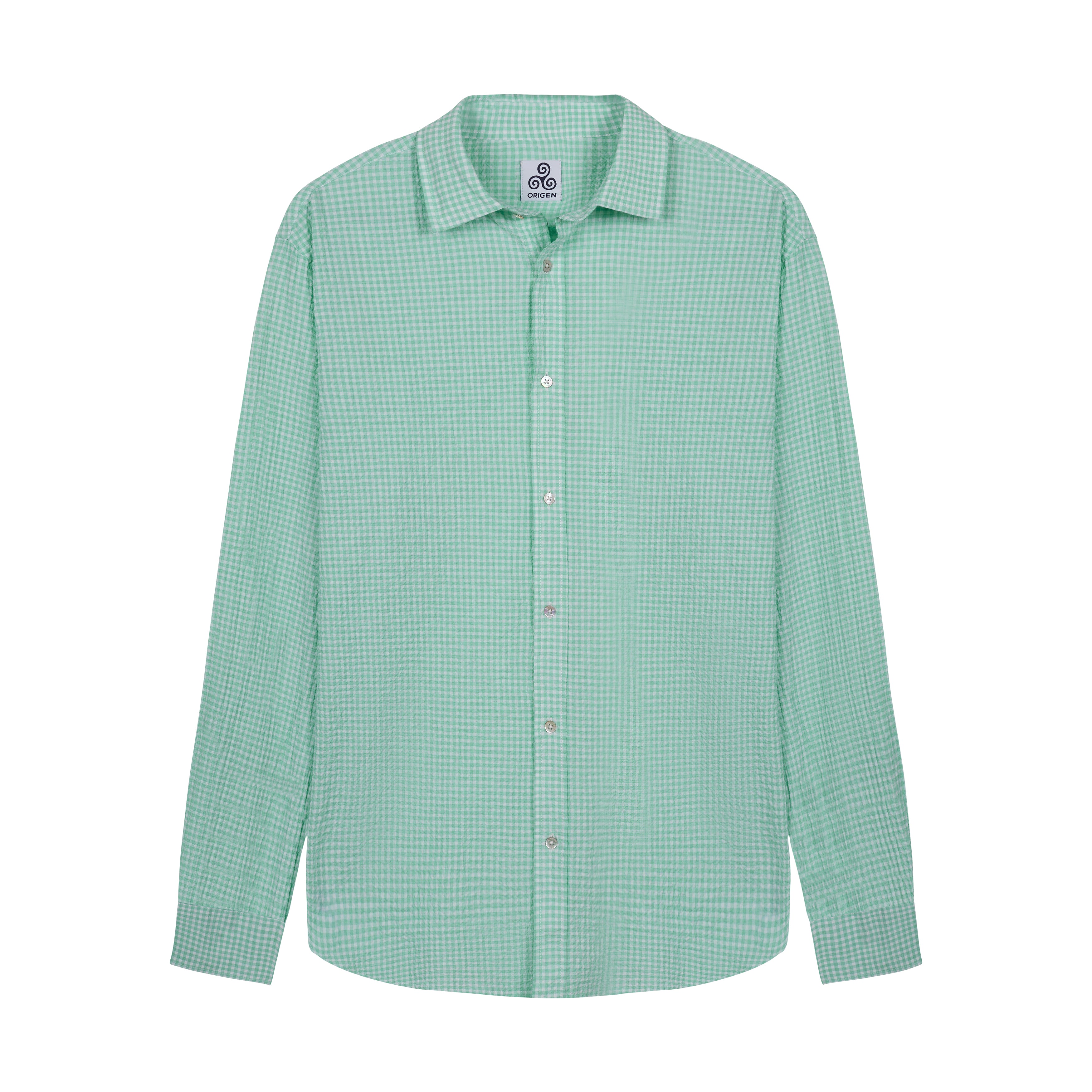 CAMICIA  PAOLO VICHY GREEN