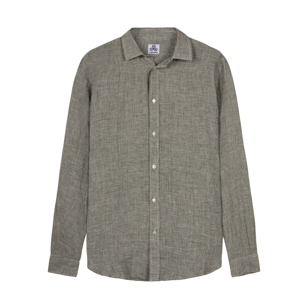 CAMICIA PÍED DE POULE GREEN