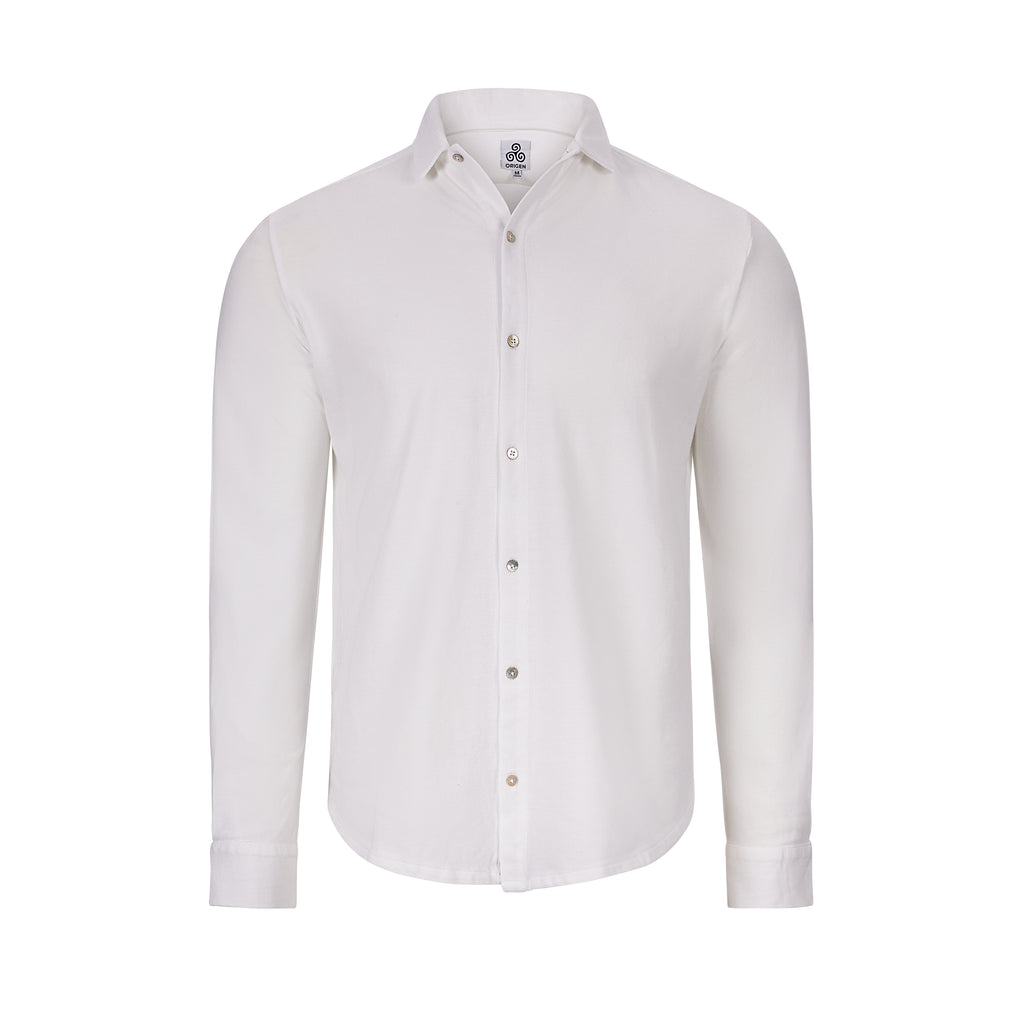 CAMICIA PIQUE BIANCO