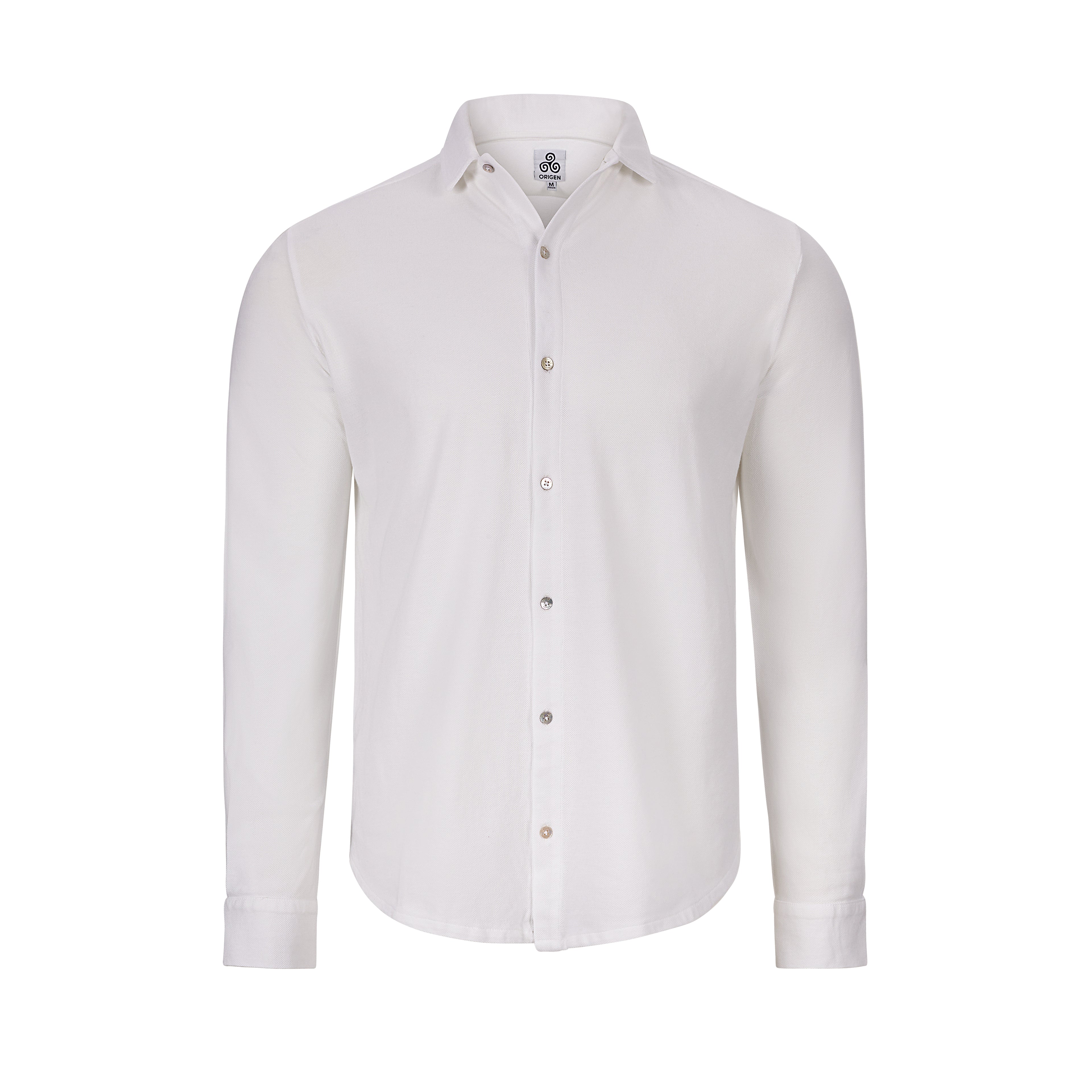 CAMICIA PIQUE BIANCO