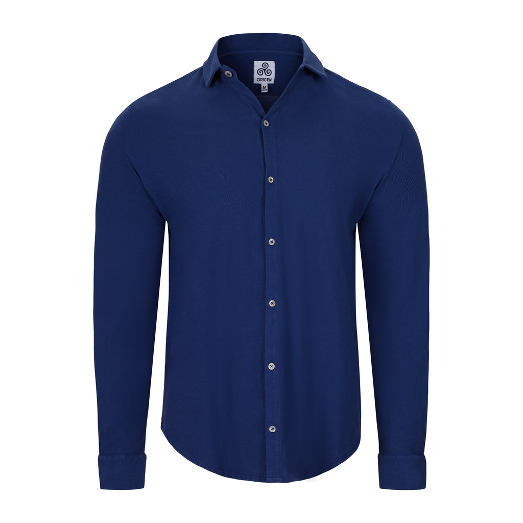 CAMICIA PIQUE JEANS