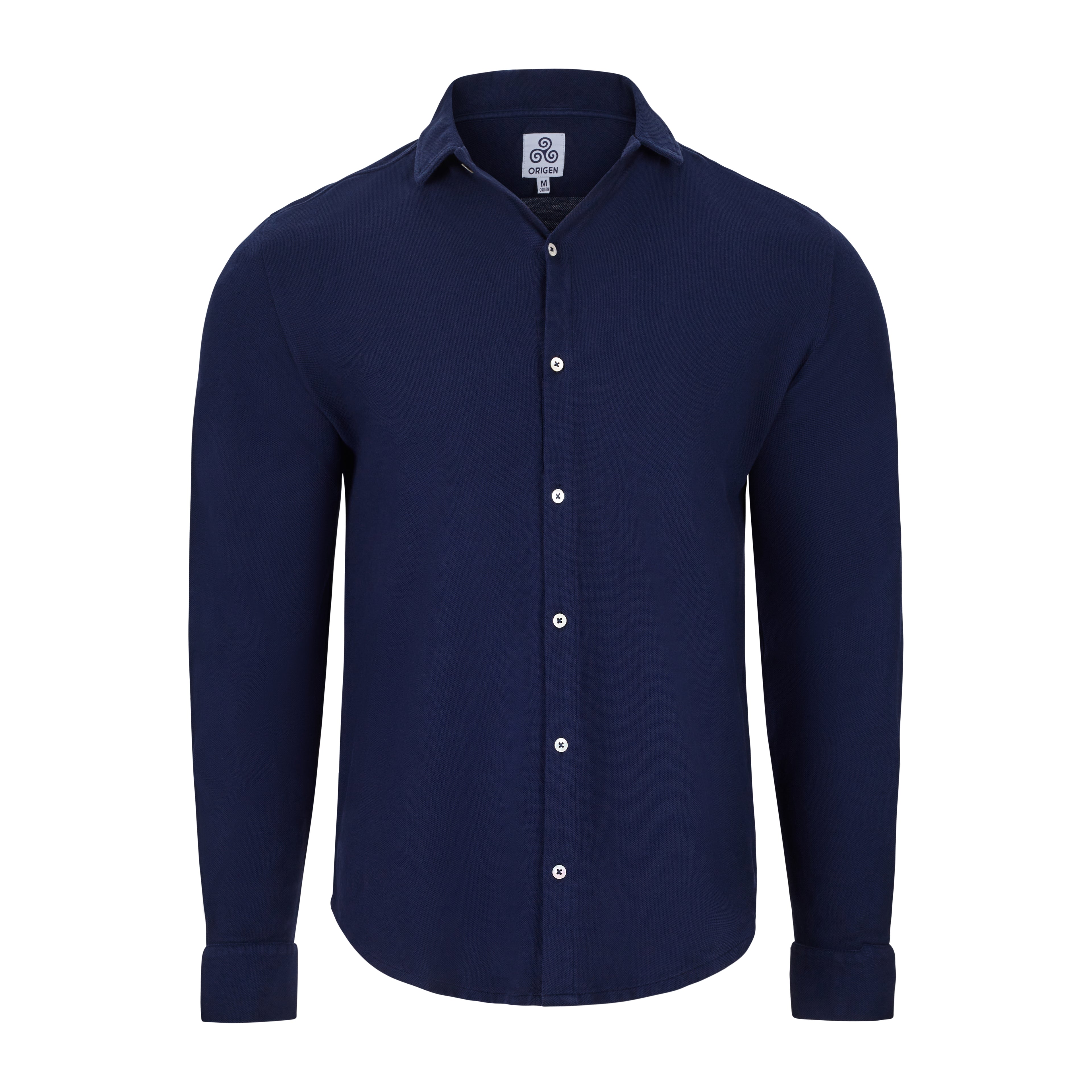 CAMICIA PIQUE NAVY