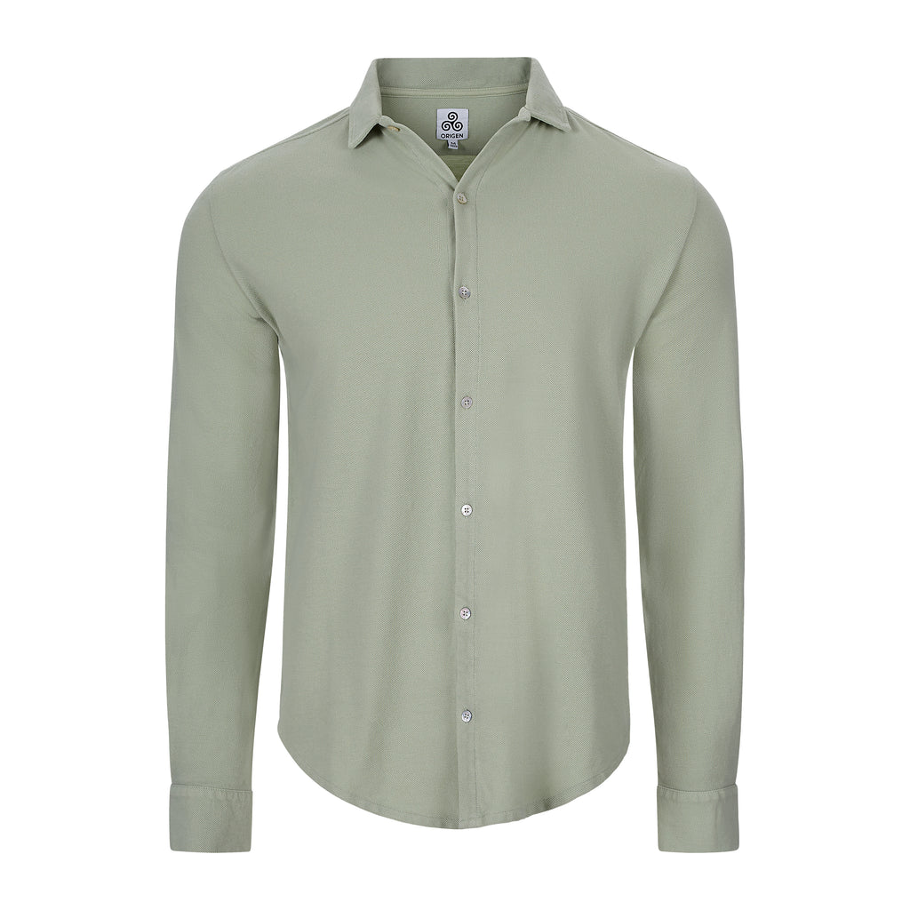 CAMICIA PIQUE VERDE