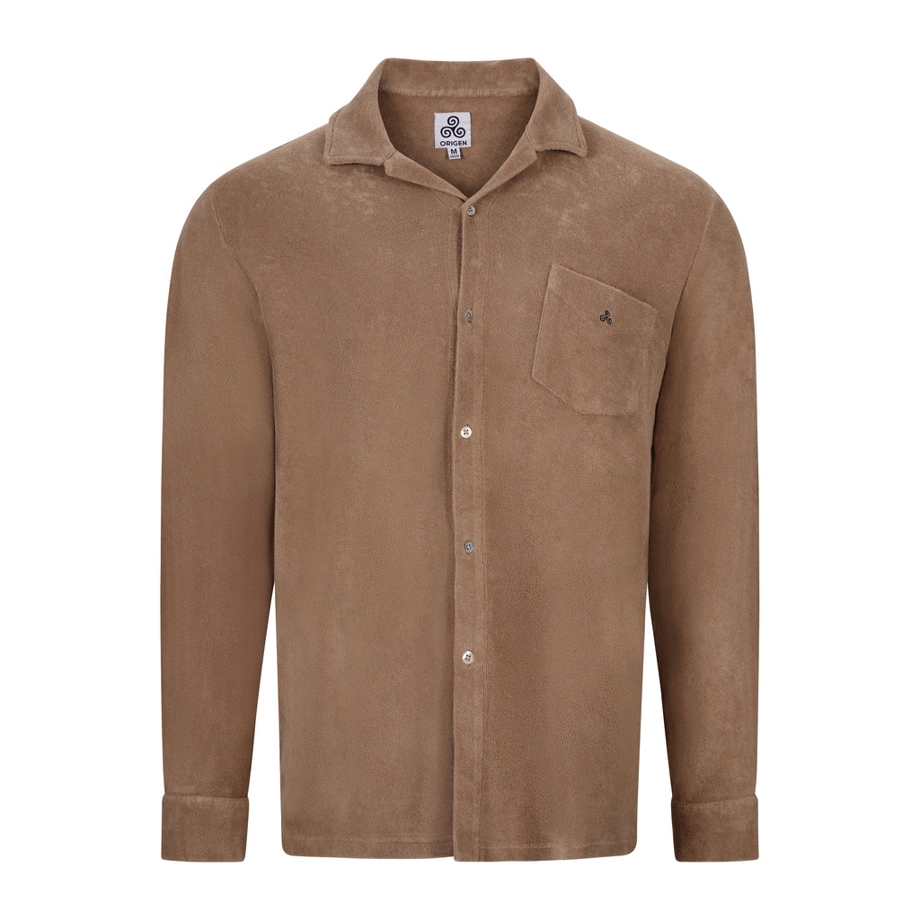 CAMICIA TERRY M.LUNGA BEIGE