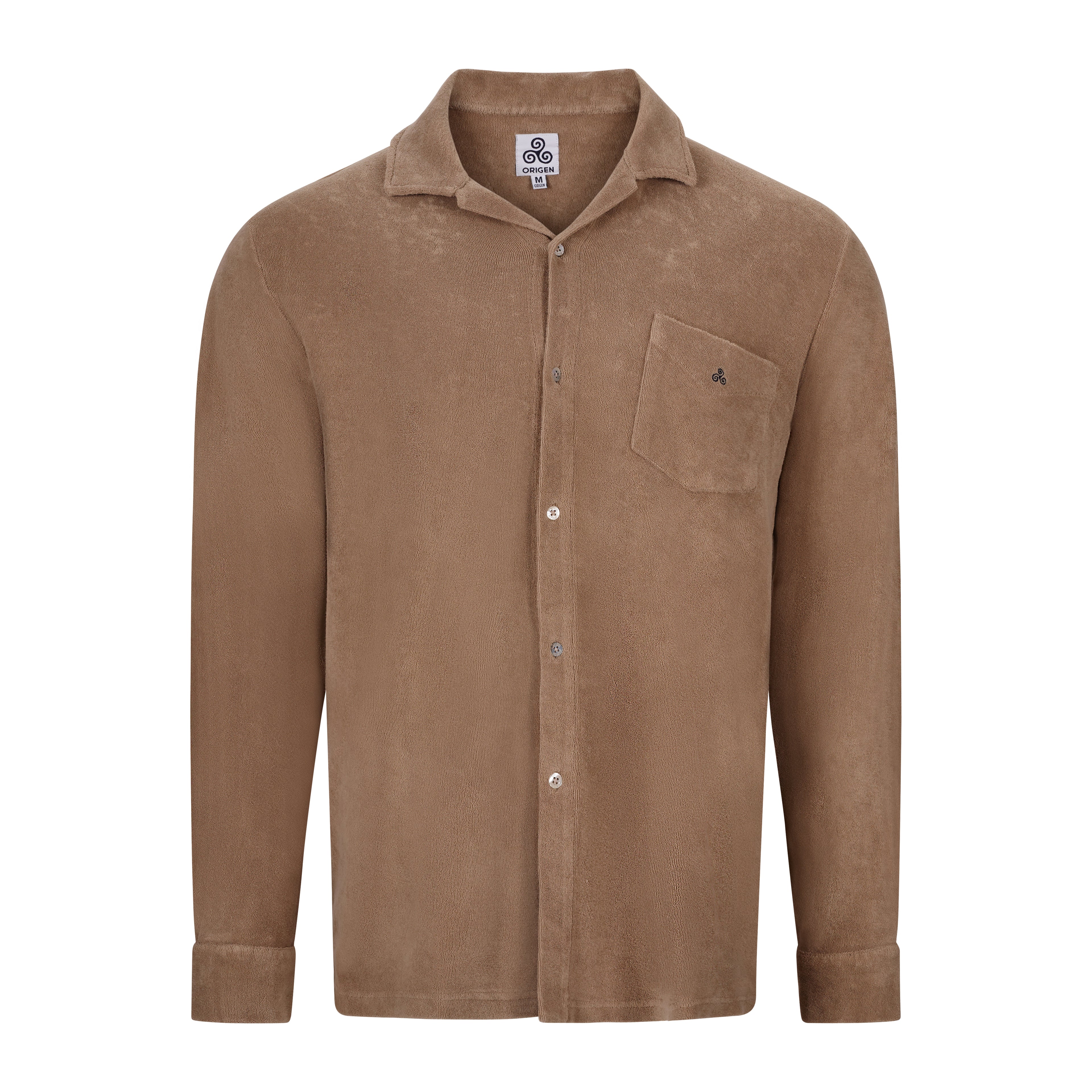 CAMICIA TERRY M.LUNGA BEIGE