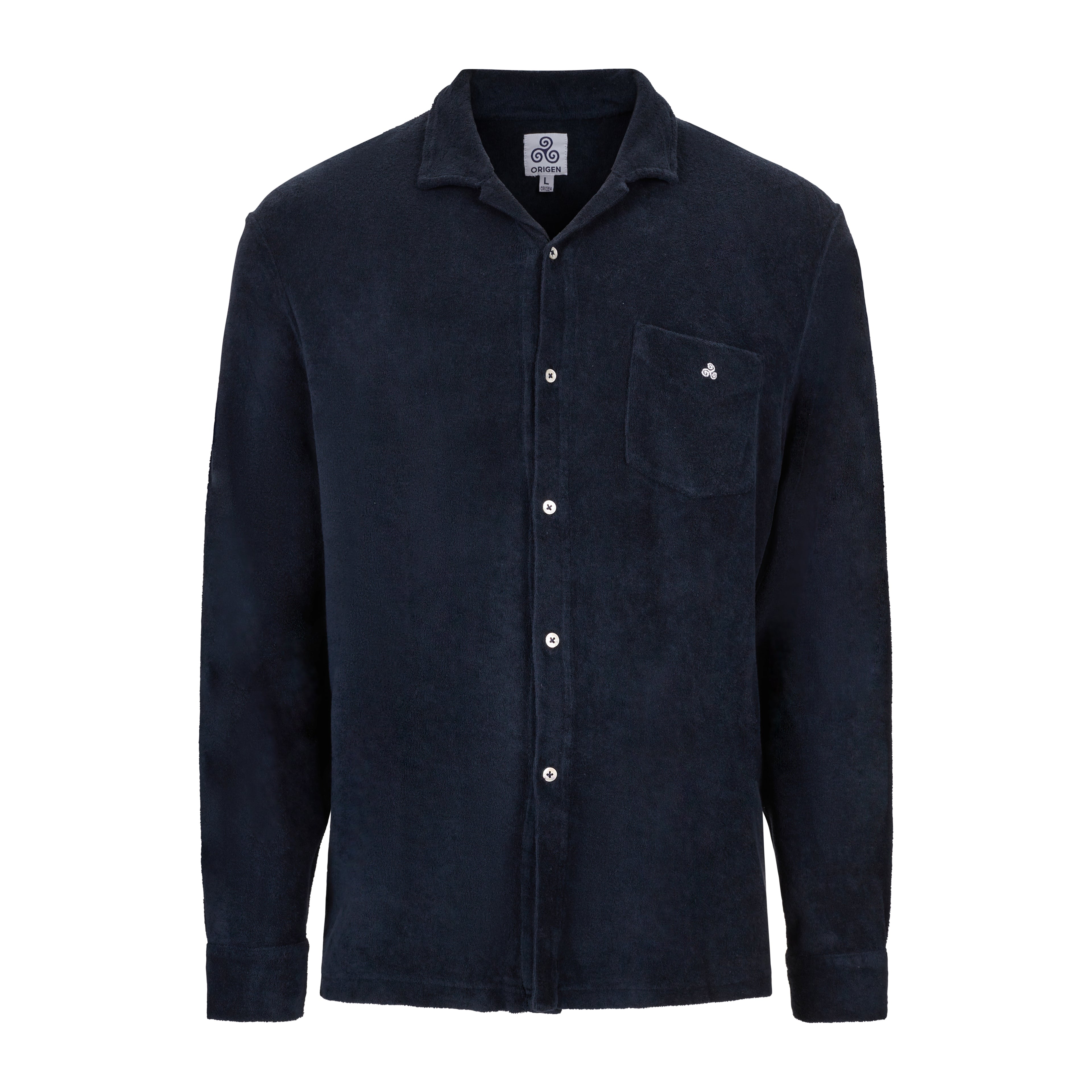 CAMICIA TERRY M.LUNGA NAVY