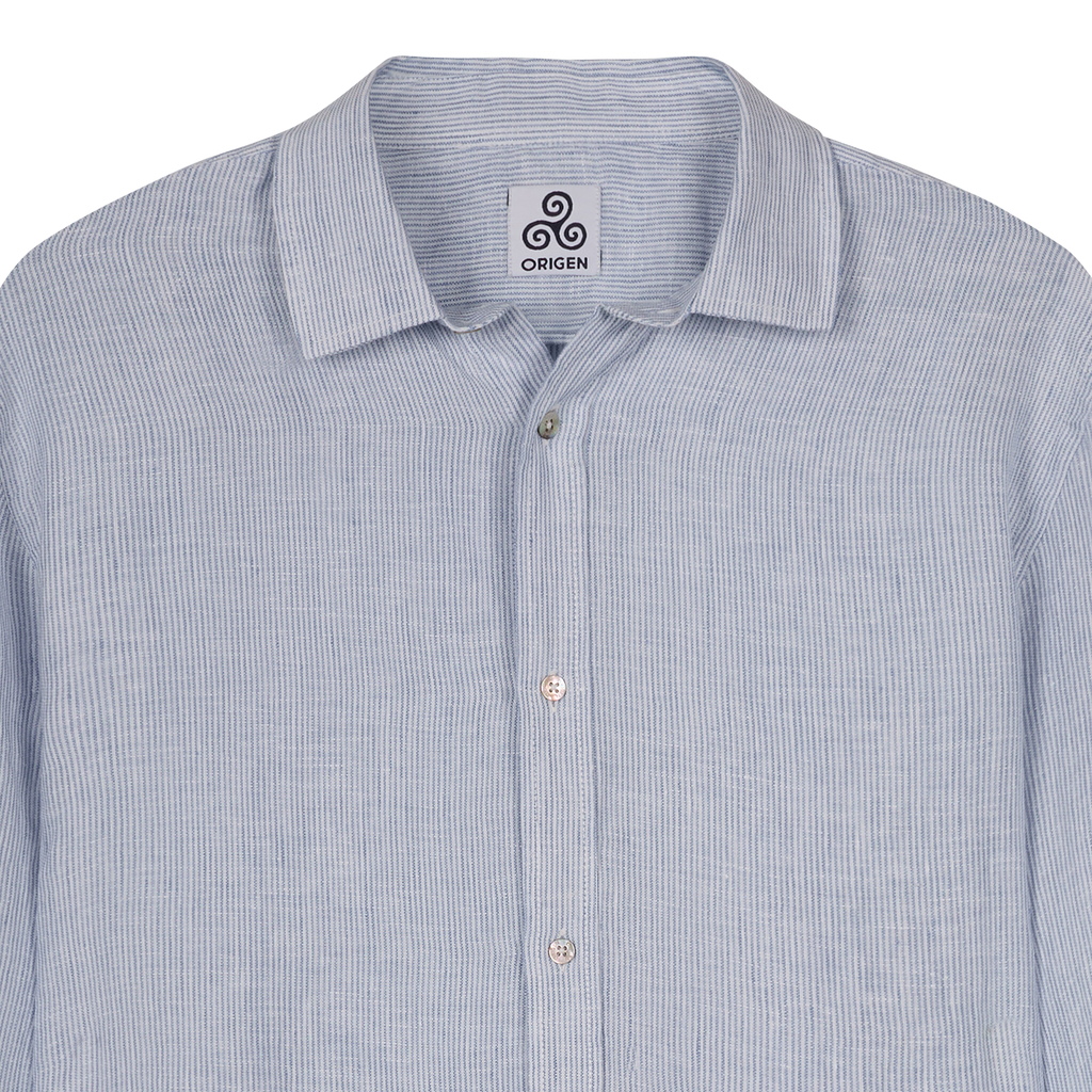 CAMICIA MILLERIGHE CELESTE