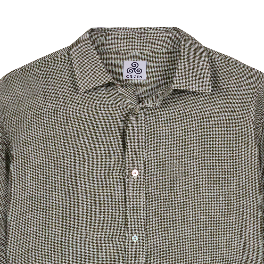 CAMICIA PÍED DE POULE GREEN