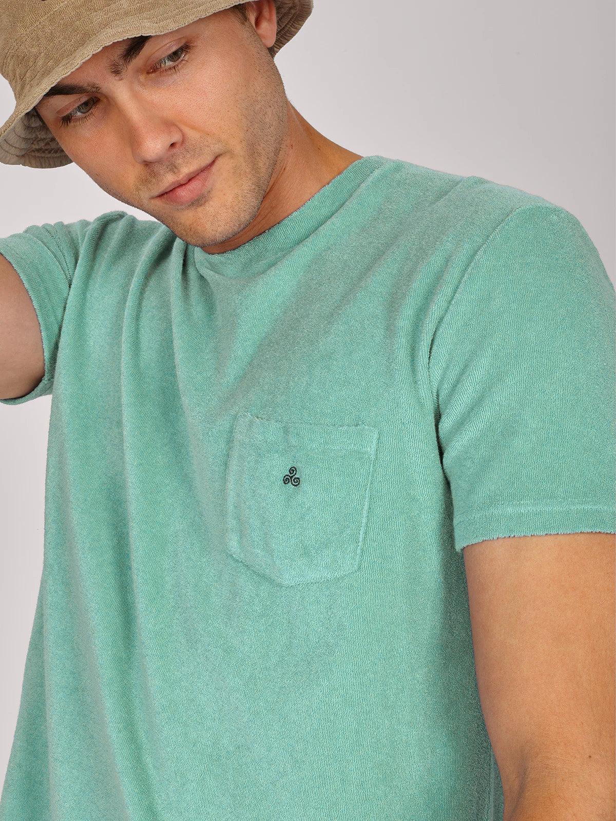 TSHIRT TERRY  PASTELGREEN