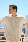 Polo Fabio Bianco Cotton/Linen