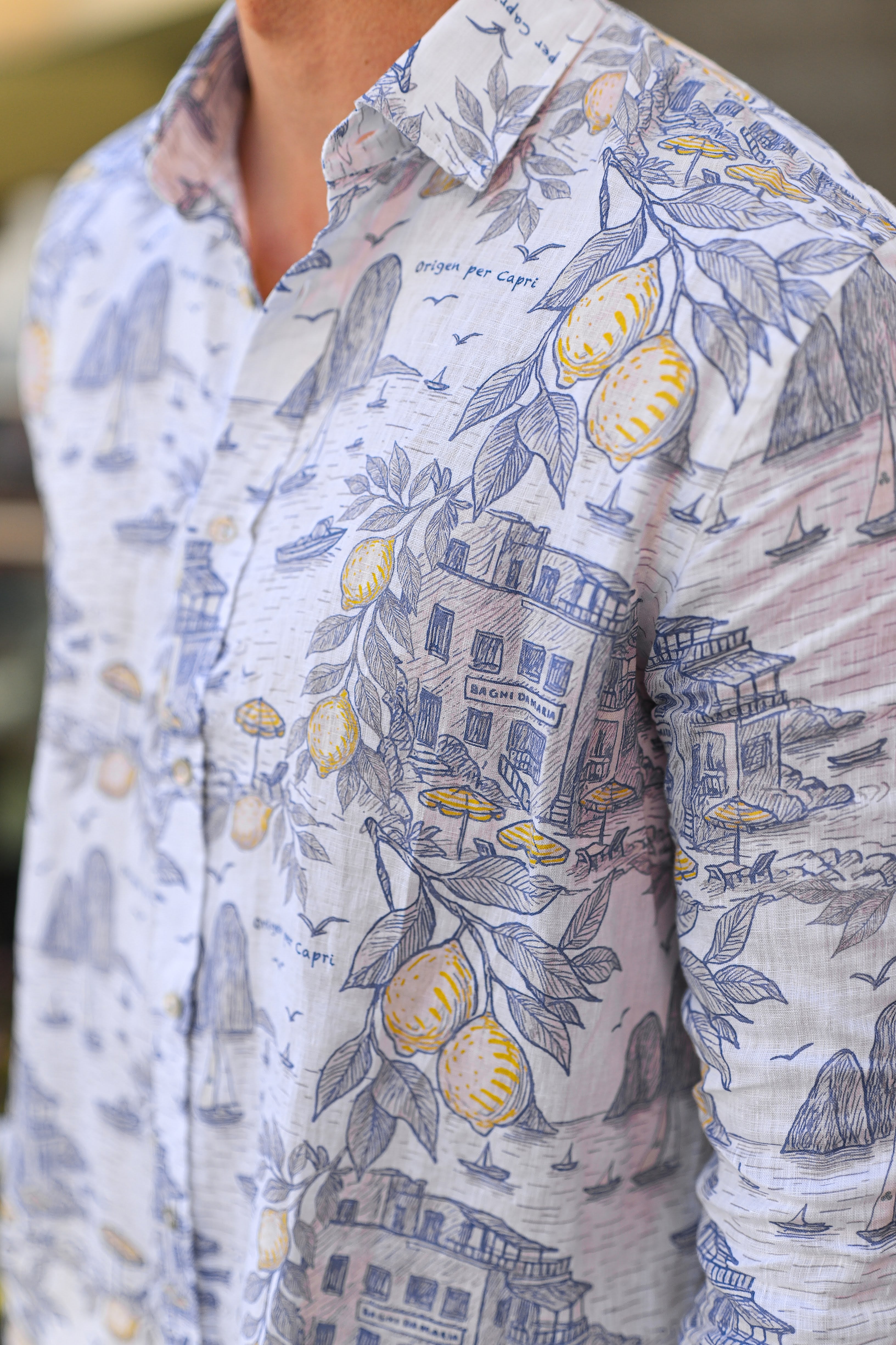 CAMICIA MARINA PICCOLA CAPRI M. LUNG EDIZ