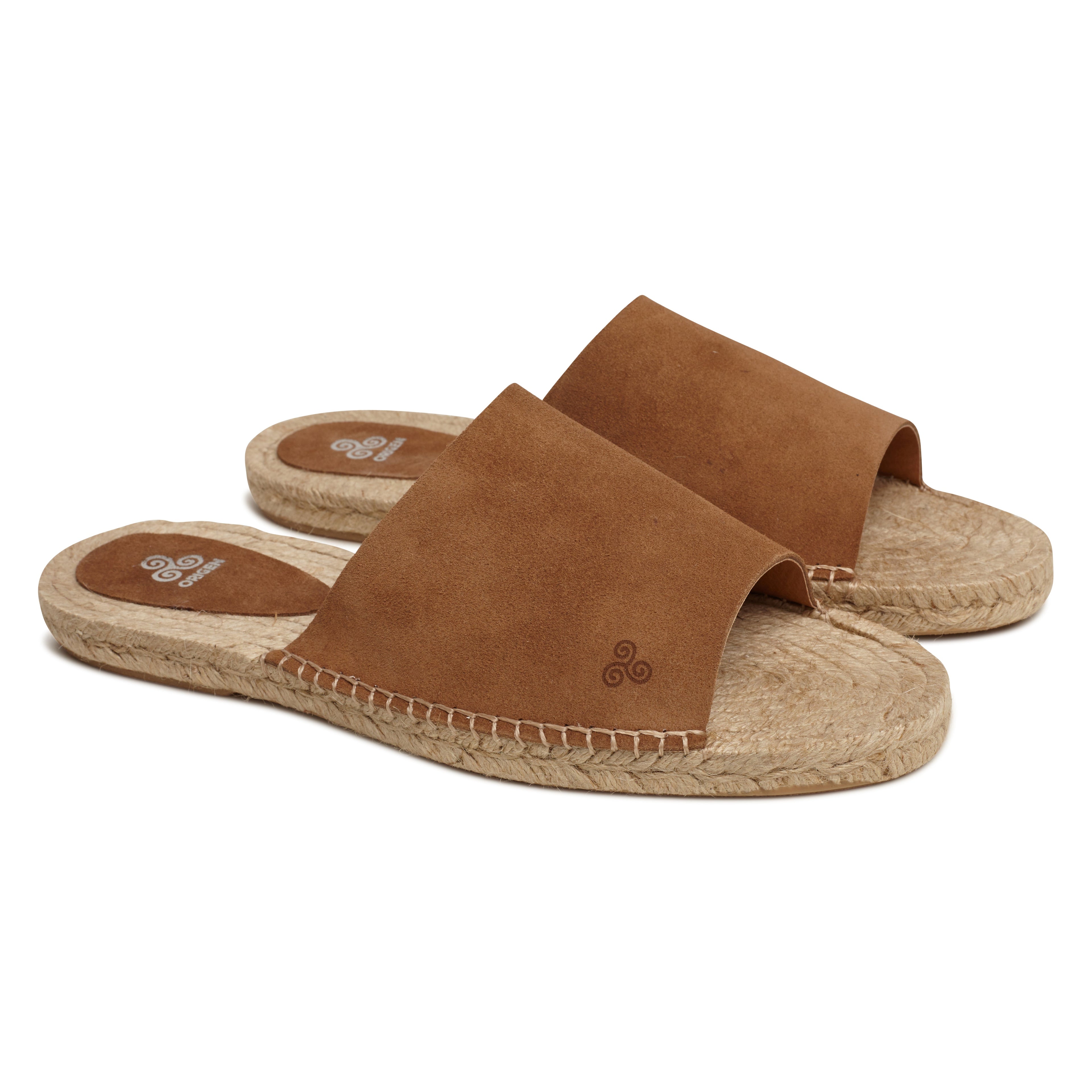 SANDALO CAMOSCIO CAMEL