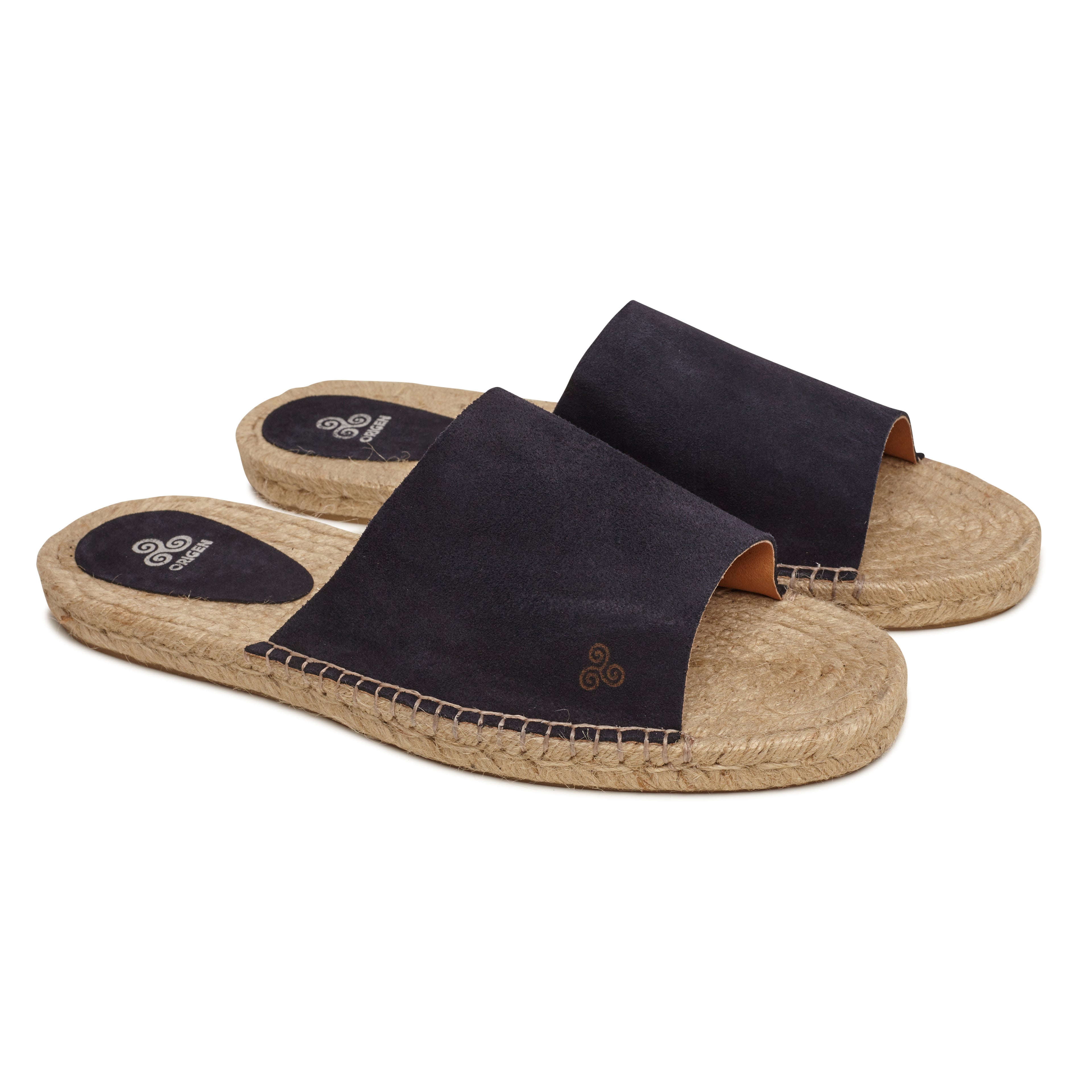 SANDALO CAMOSCIO NAVY