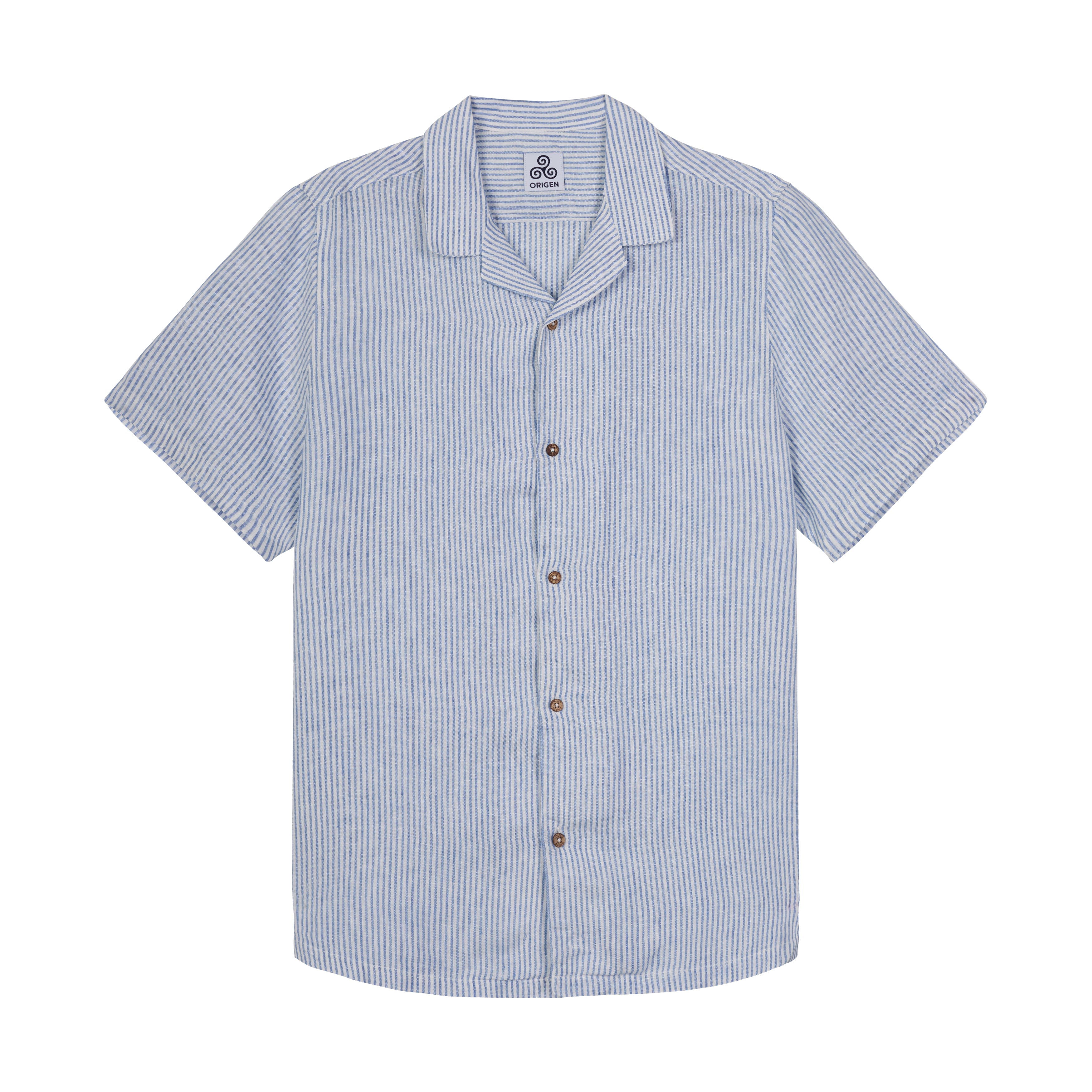 CAMICIA TIBERINO BLUE  M.CORTA