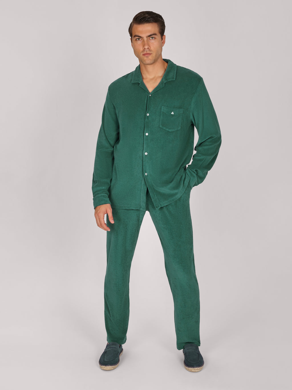 CAMICIA TERRY M.LUNGA SMERALDO