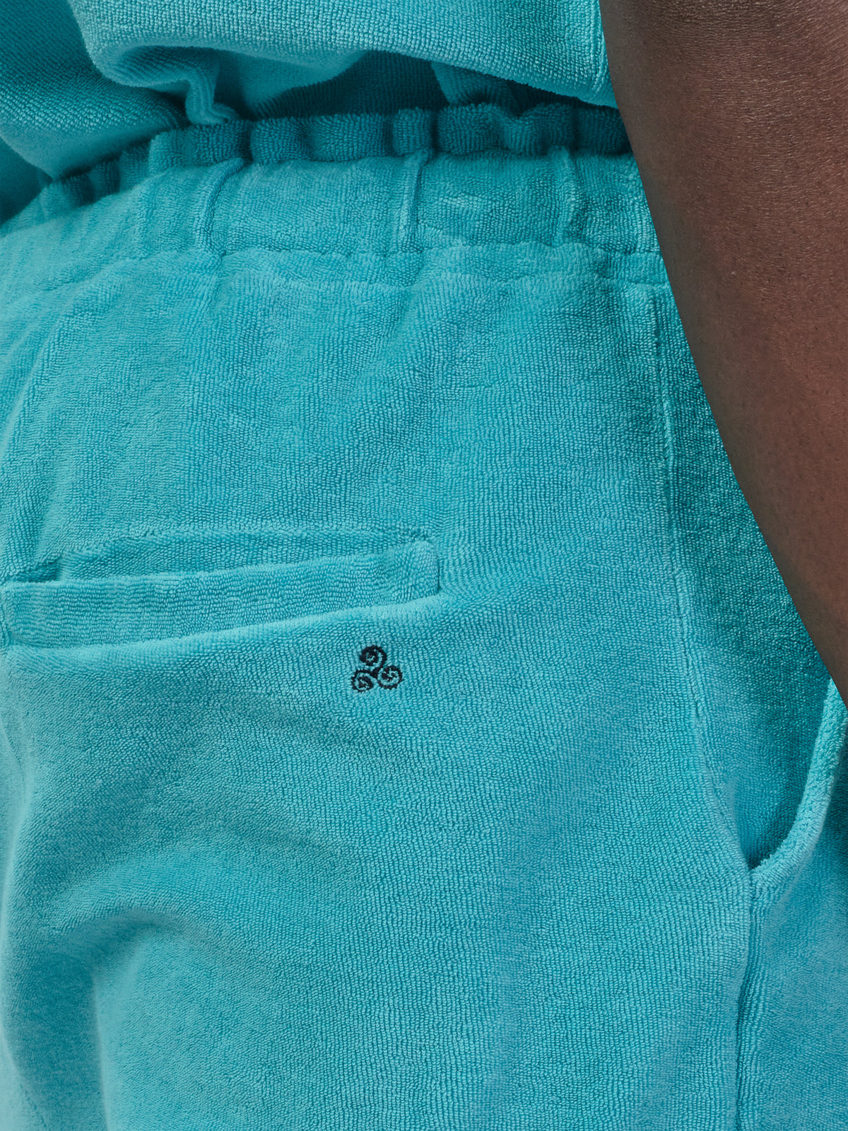 SHORT TERRY TURCHESE