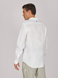 CAMICIA VITTO BIANCO LINEN