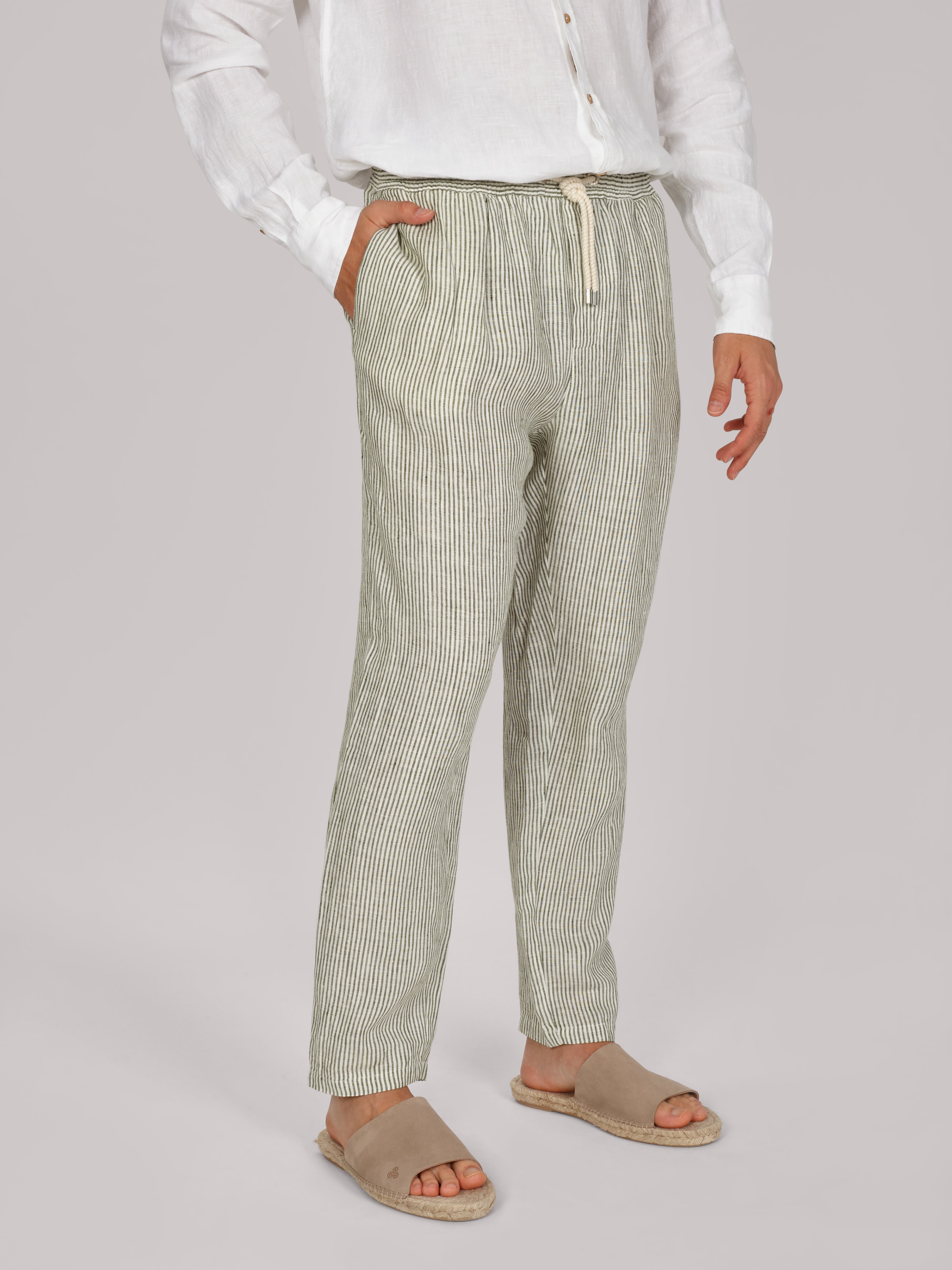 PANTALONE TIBERINO VERDE