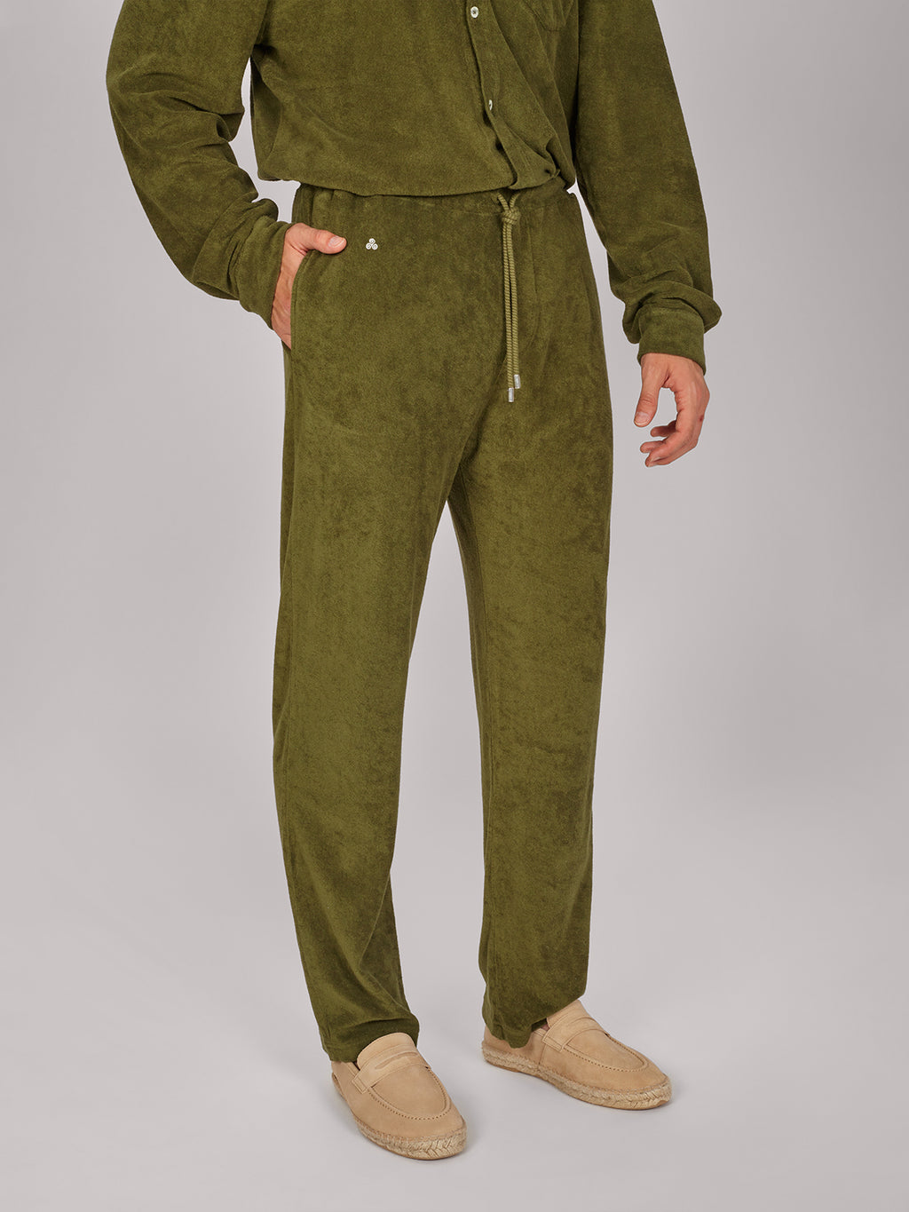 PANTALONE TERRY VERDE