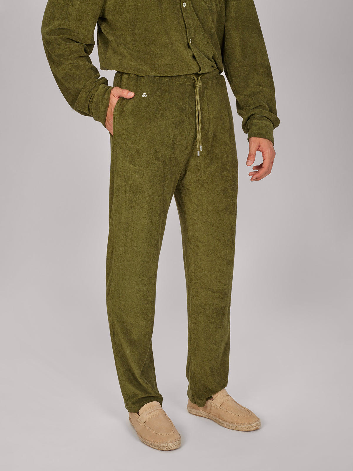 PANTALONE TERRY VERDE