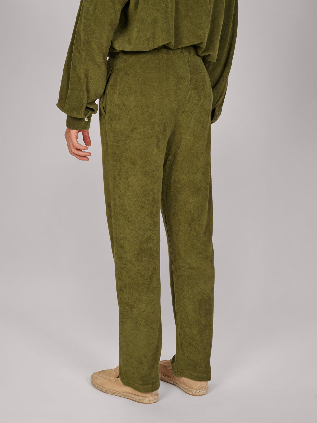 PANTALONE TERRY VERDE