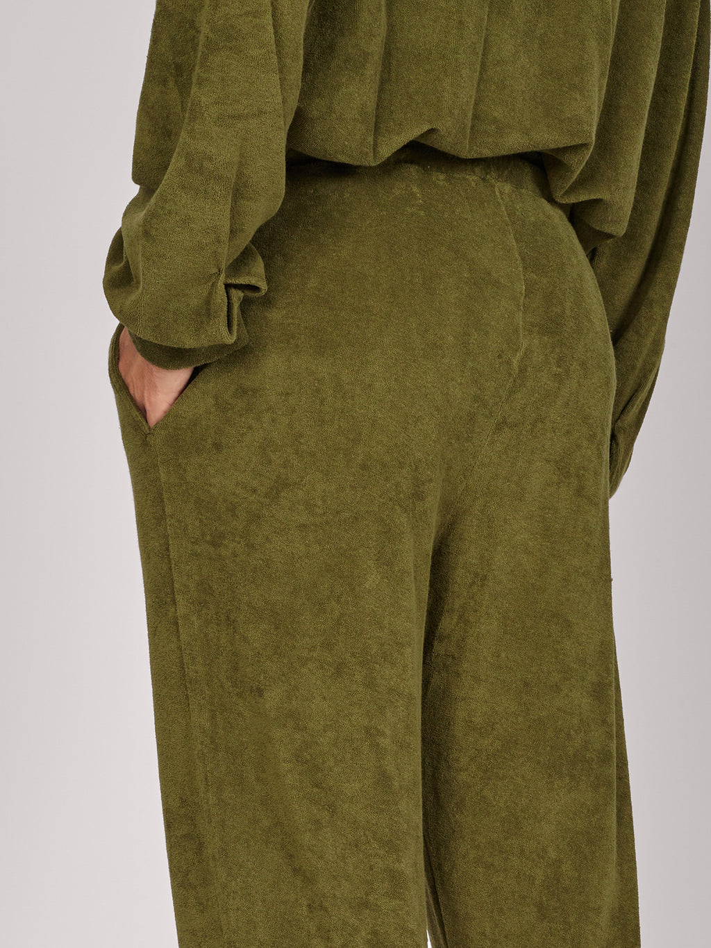 PANTALONE TERRY VERDE