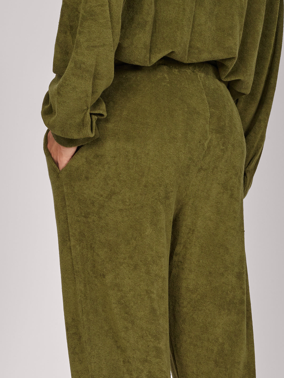 PANTALONE TERRY VERDE