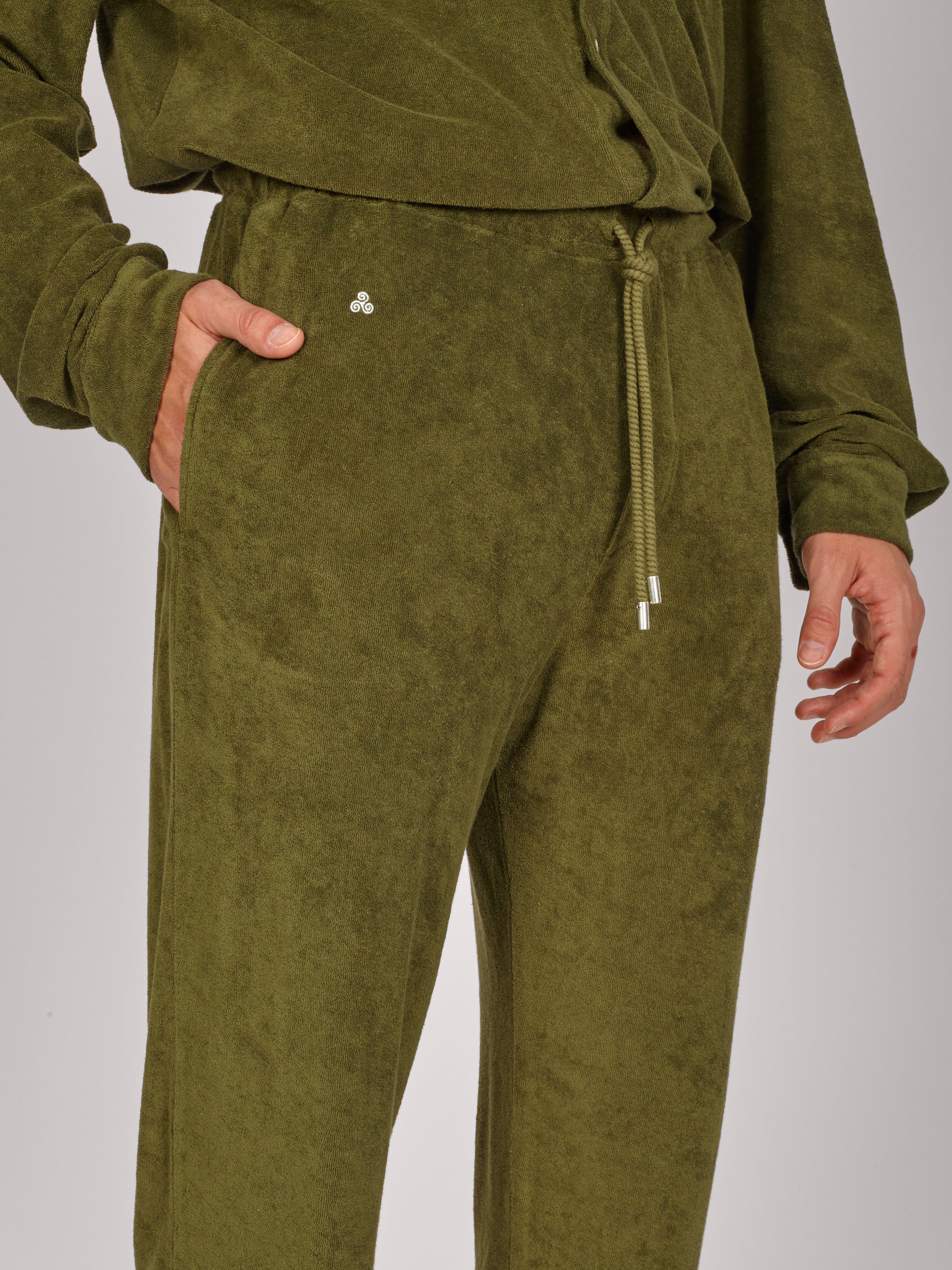 PANTALONE TERRY VERDE