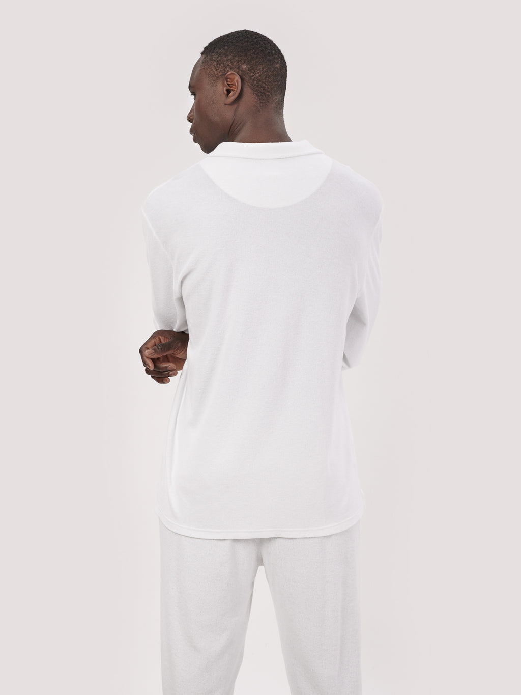 CAMICIA TERRY M.LUNGA white