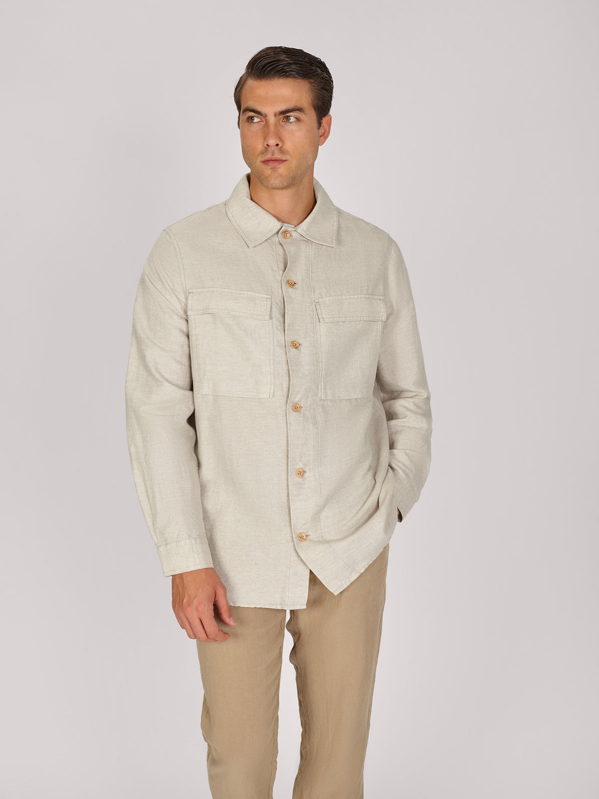 Sopracamicia gina beige