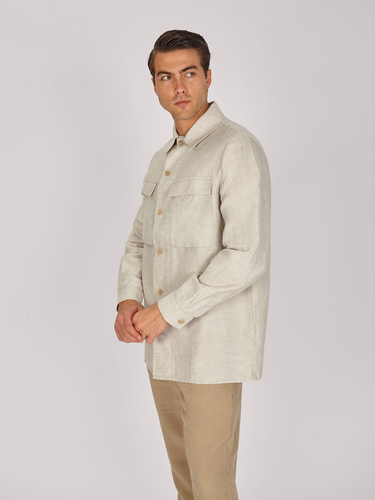 Sopracamicia gina beige