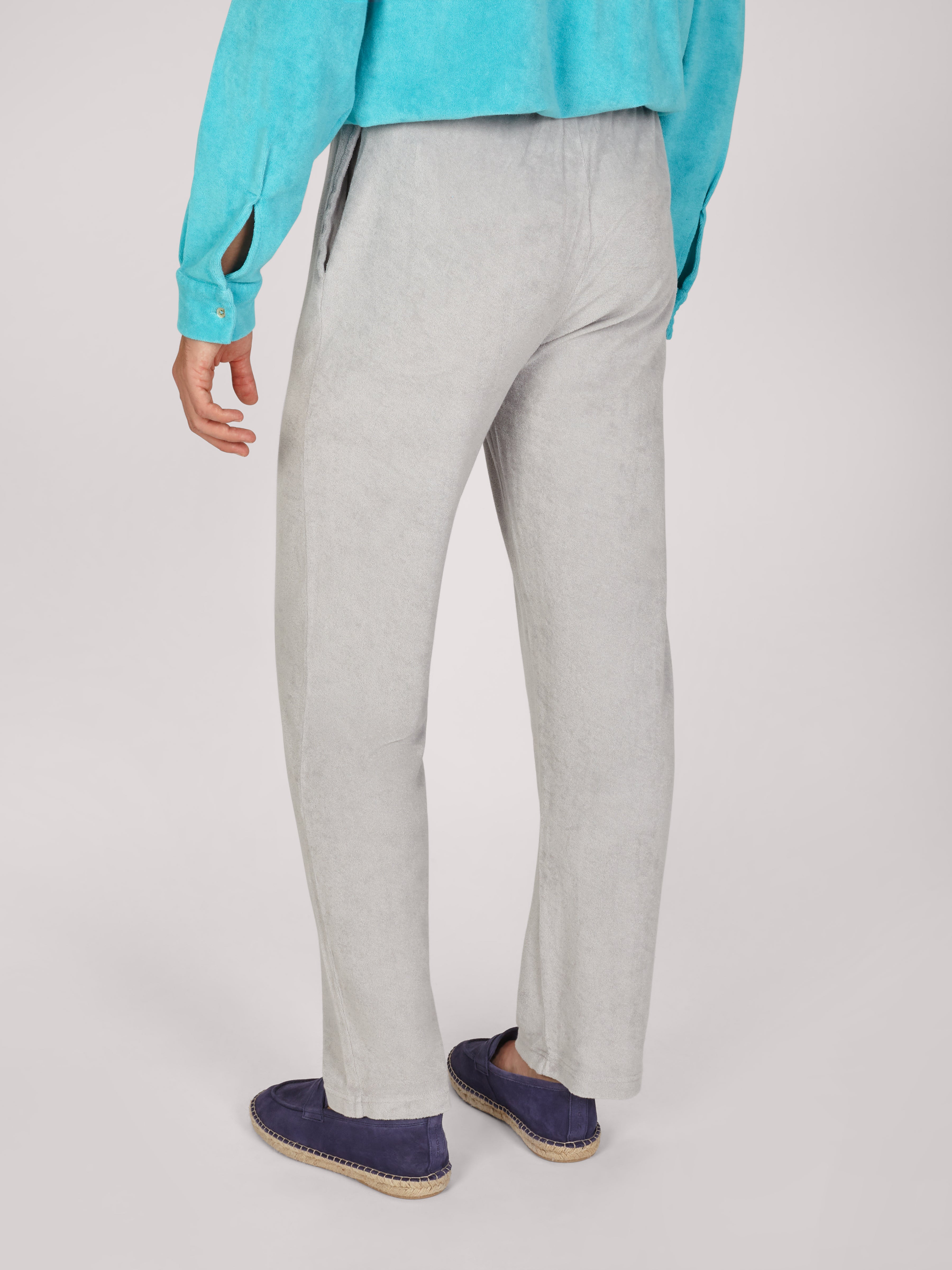 PANTALONE TERRY GRIGIO