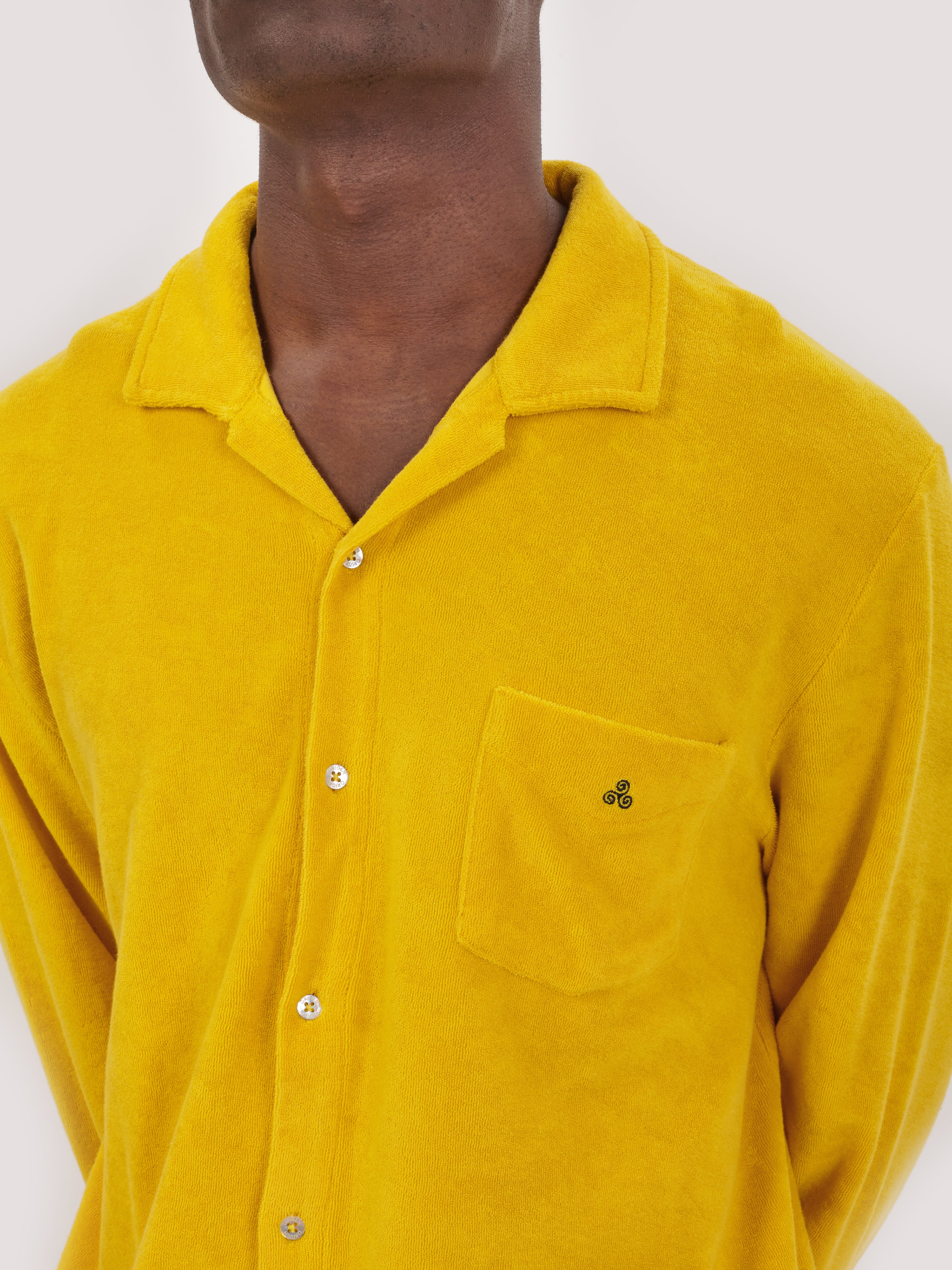 CAMICIA M.LUNGA VERDE GIALLO